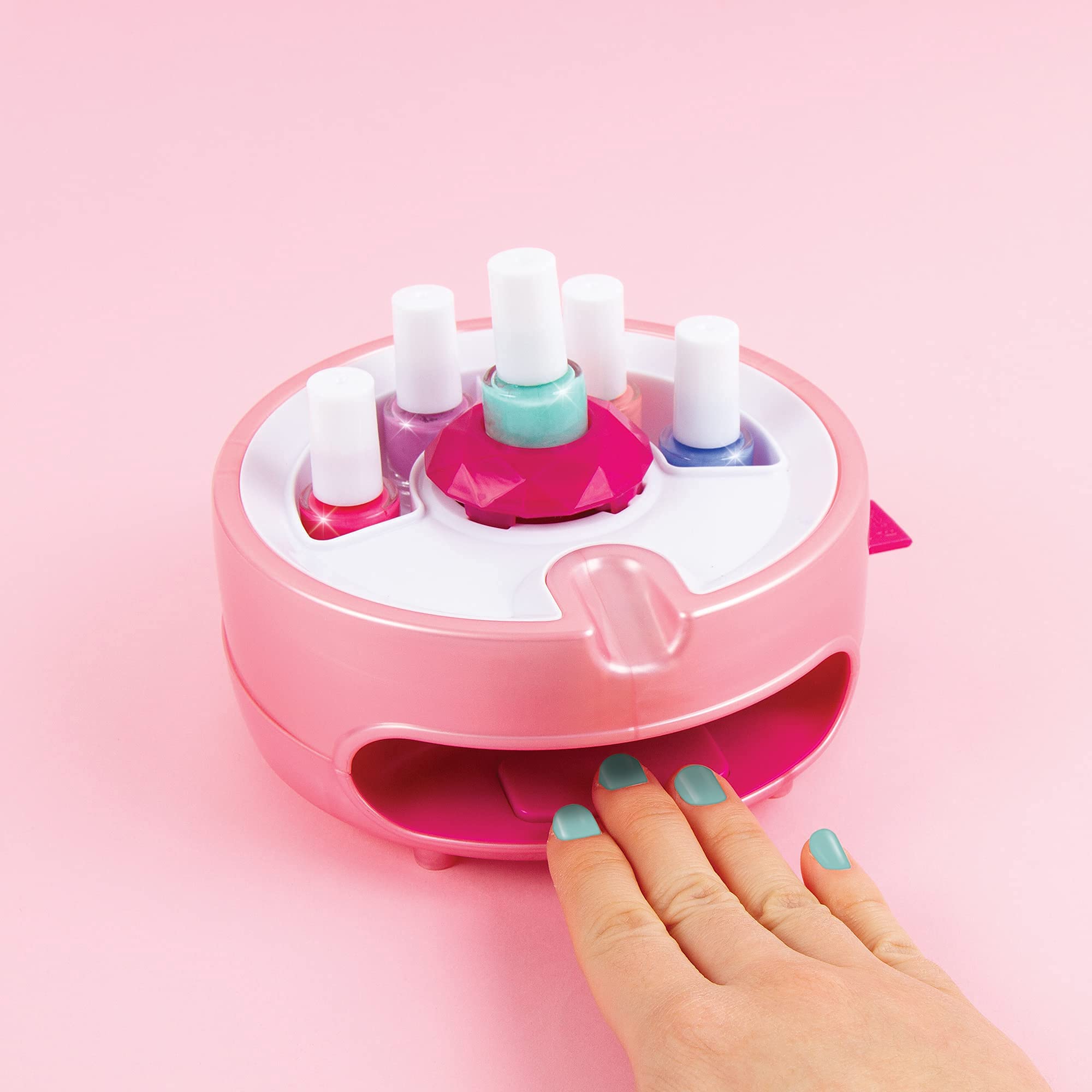 Make It Real Nail Dryer & Polish Set - 5 Vibrant Colors, Non-Toxic, Acrylic, Model 2509, Perfect for Girls & Teens