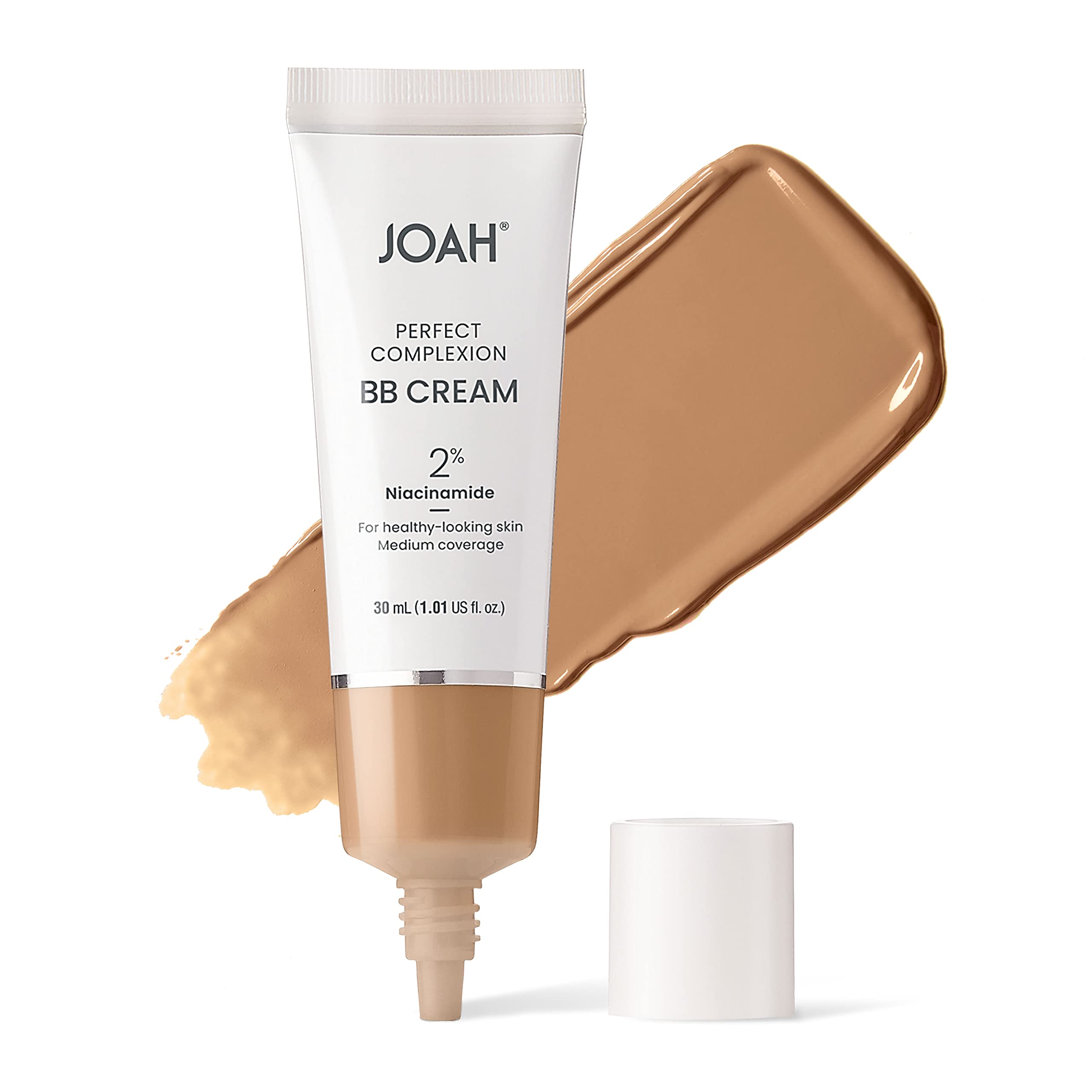 Joah Beauty Perfect Complexion Bb Cream With Hyaluronic Acid And Niaciminade,Korean Makeup With Medium Buildable Coverage,Evens