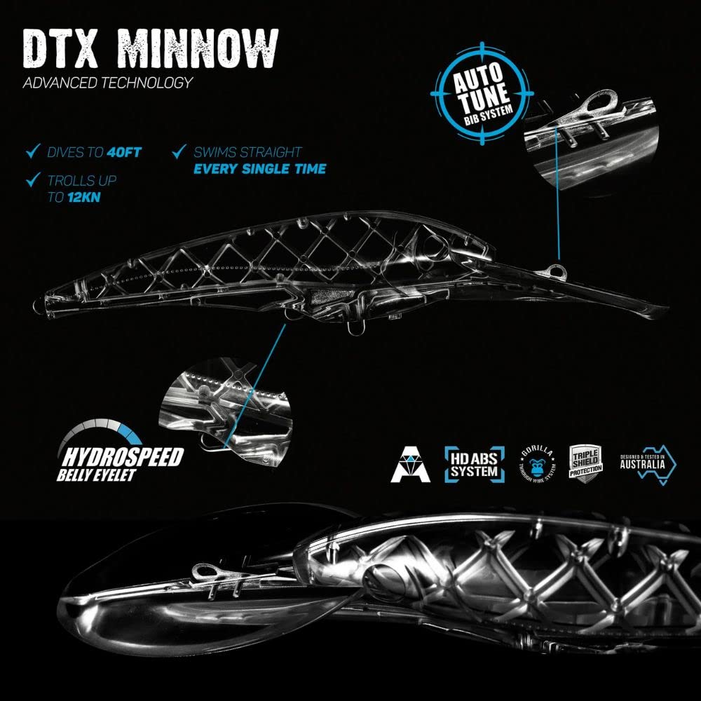 Nomad Design Dtx Minnow Sinking 125 - 5 - Fireball Red Head