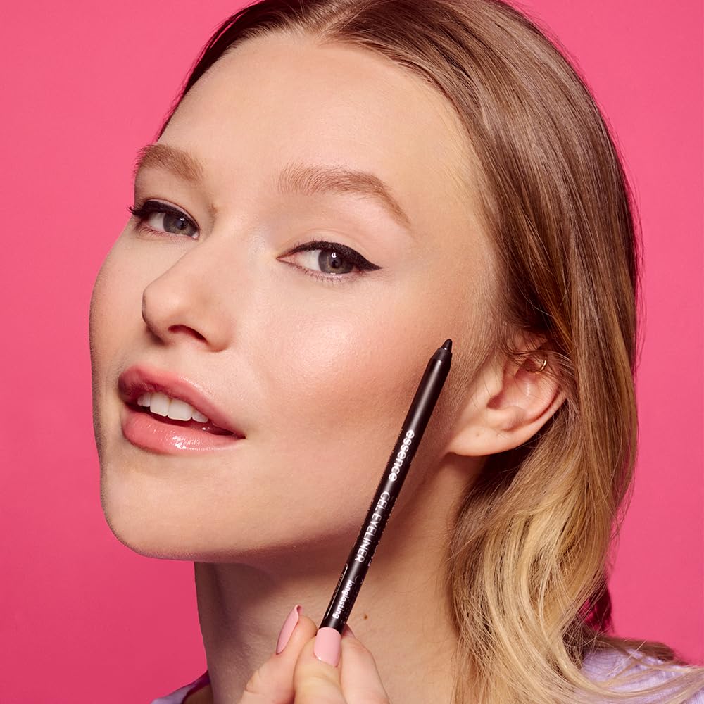 Essence  Stay & Play Gel Eyeliner  Super Soft Gel-Like Texture  Waterproof & Longlasting  Vegan & Cruelty Free (Black Raven)