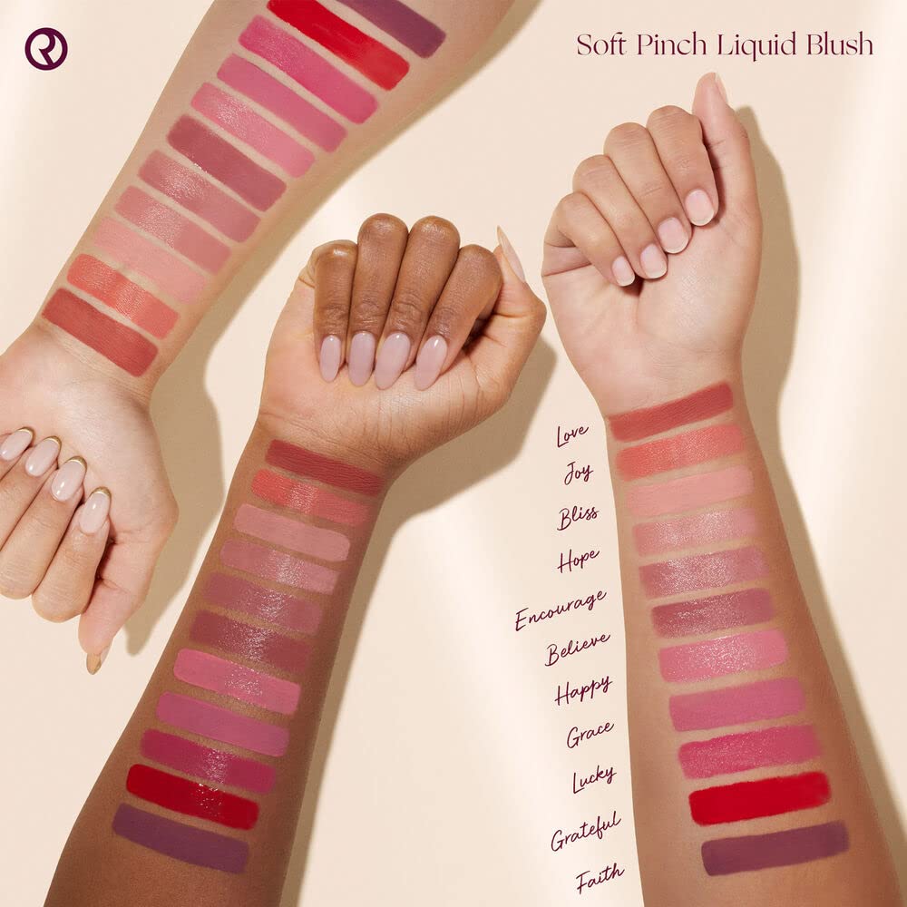 Rare Beauty Soft Pinch Liquid Blush, Hope - 0.25 oz, Lightweight Formula, Perfect for a Natural Flush