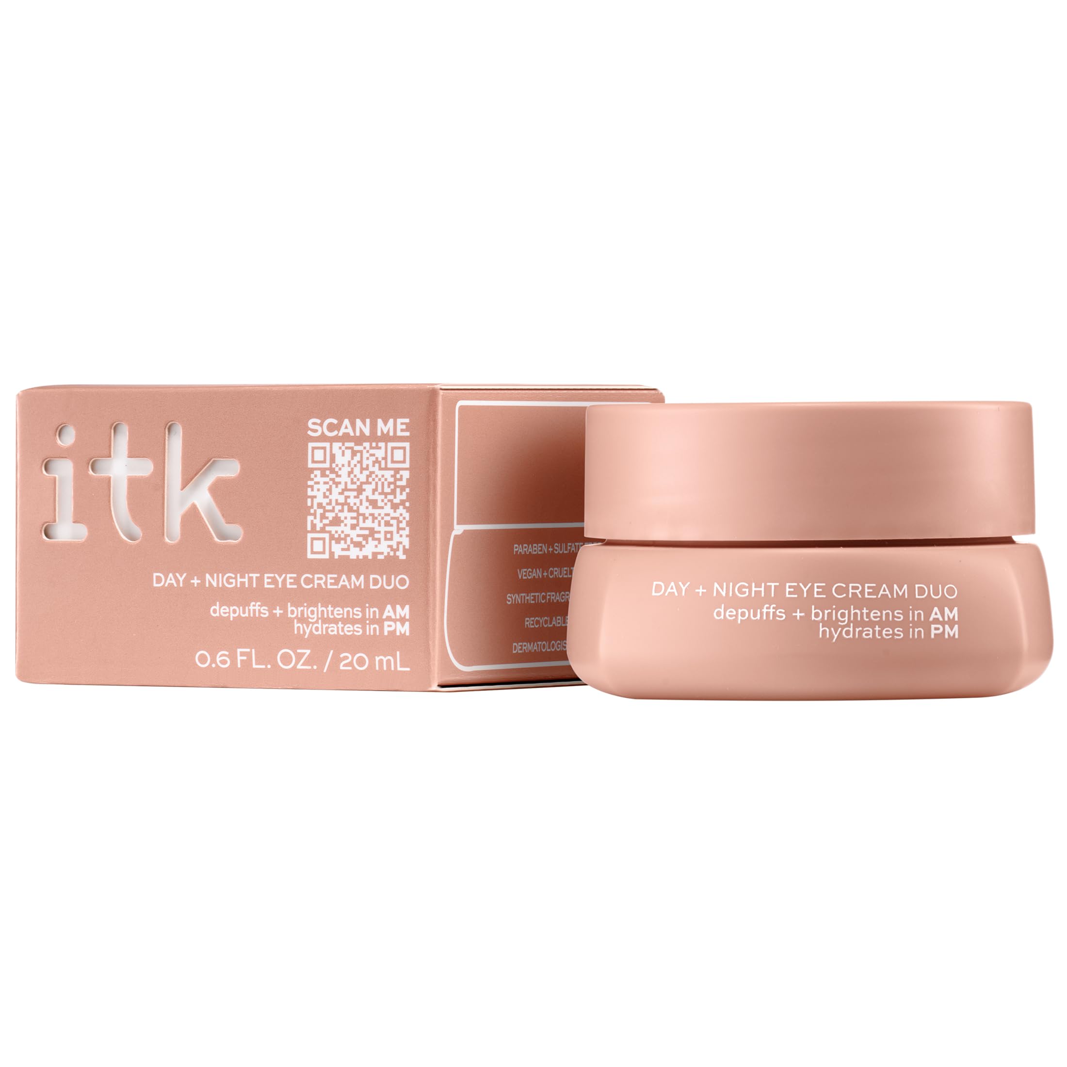 ITK Day Plus Night Eye Cream Duo for Women - 0.6 oz Cream