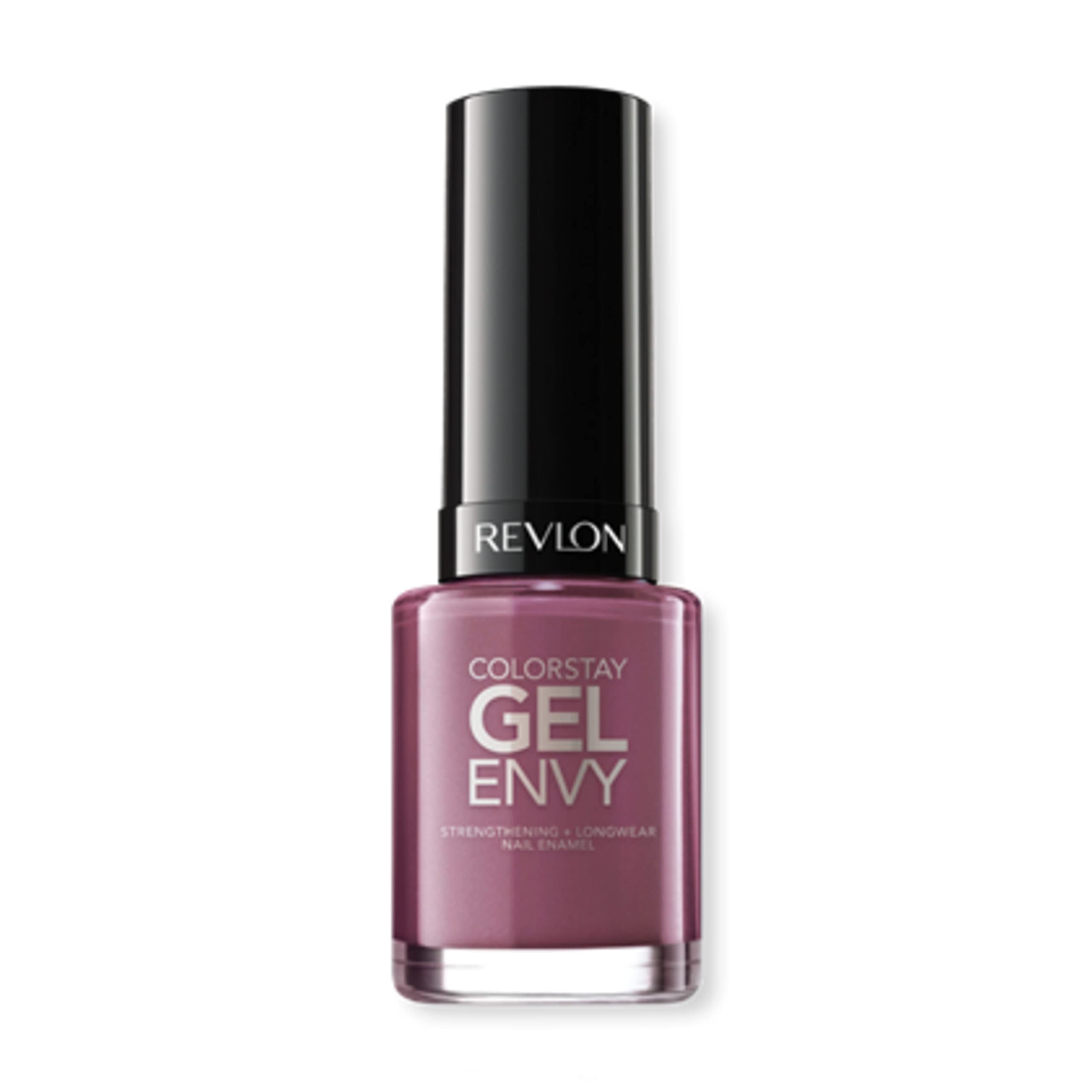 Revlon ColorStay Gel Envy Longwear Nail Polish, with Builtin Base Coat & Glossy Shine Finish, in Plum/Berry, 460 Hold Em, 0.4 