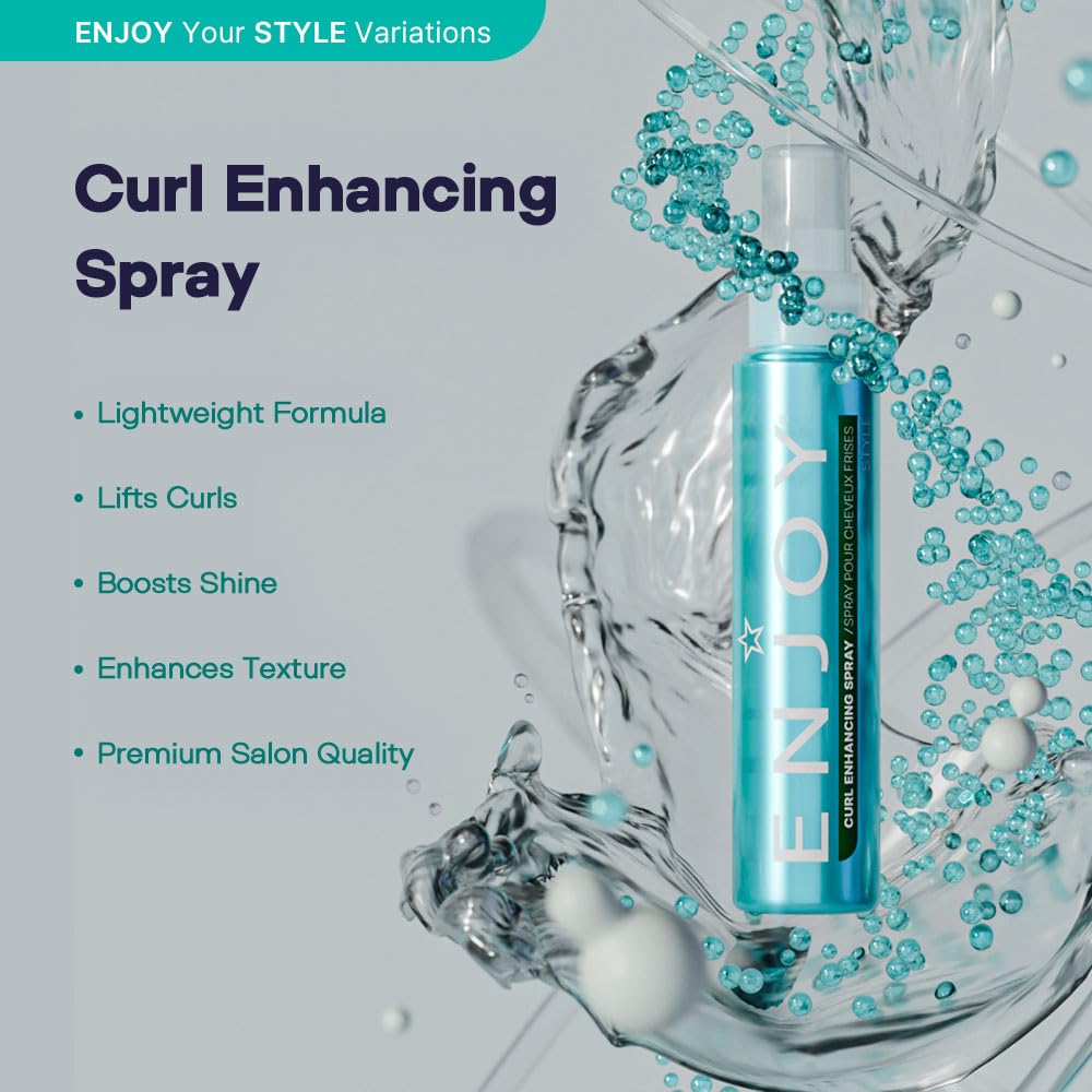 Enjoy Curl Enhancing Spray, 3.4 Fluid Ounce