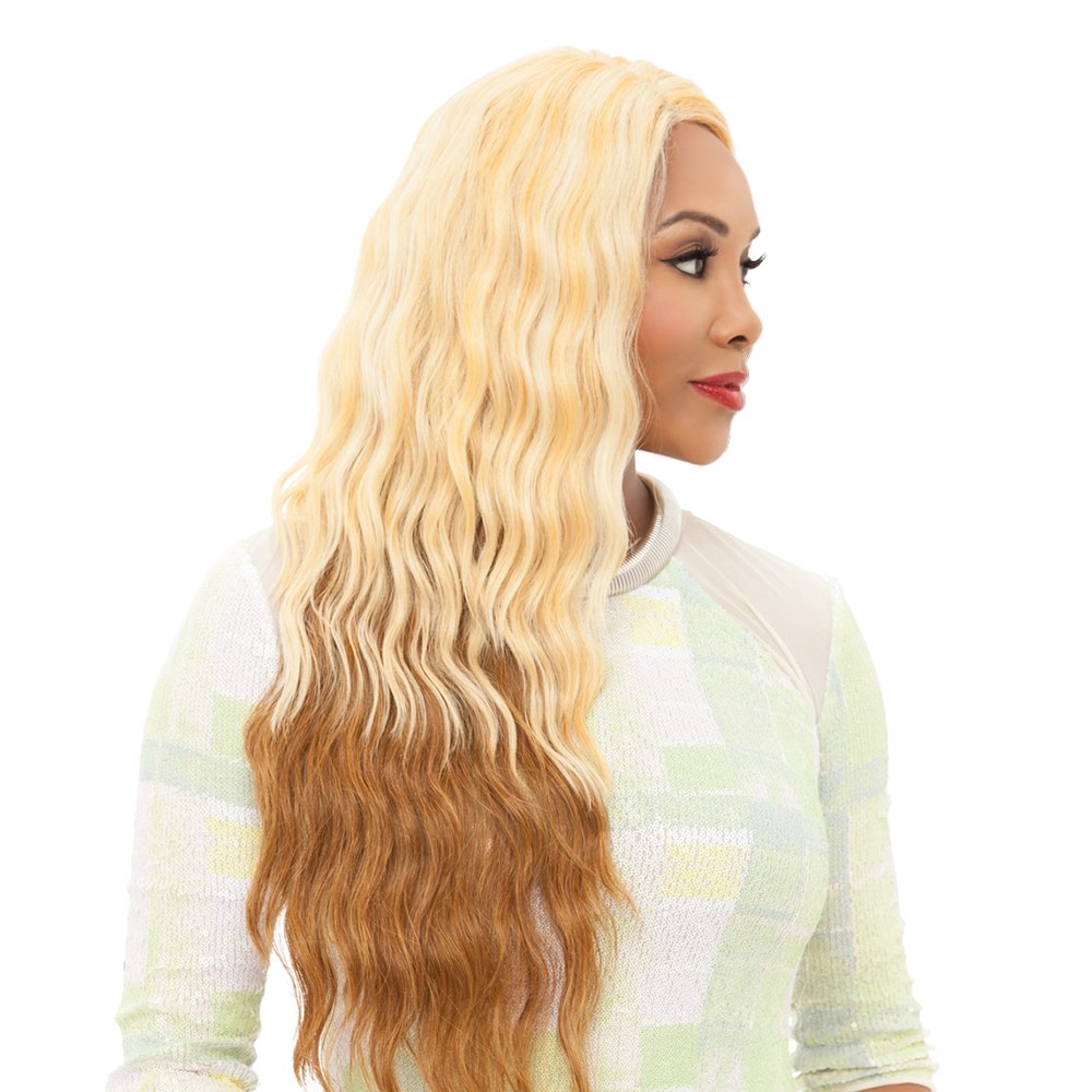 Vivica A Fox Yucera Synthetic Fiber Natural Baby Hair Lace Front Wig, 4, 13 Ounce
