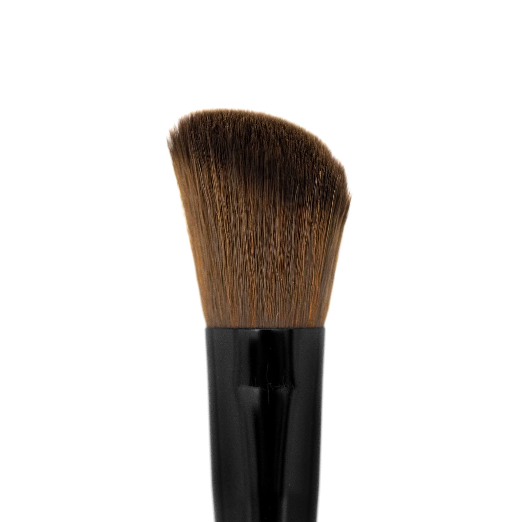 Palladio Blush Brush, Medium Sized Makeup Angled Brush, Soft Natural Bristles, Comfortable Grip, Flawlessly Contours & Defines,