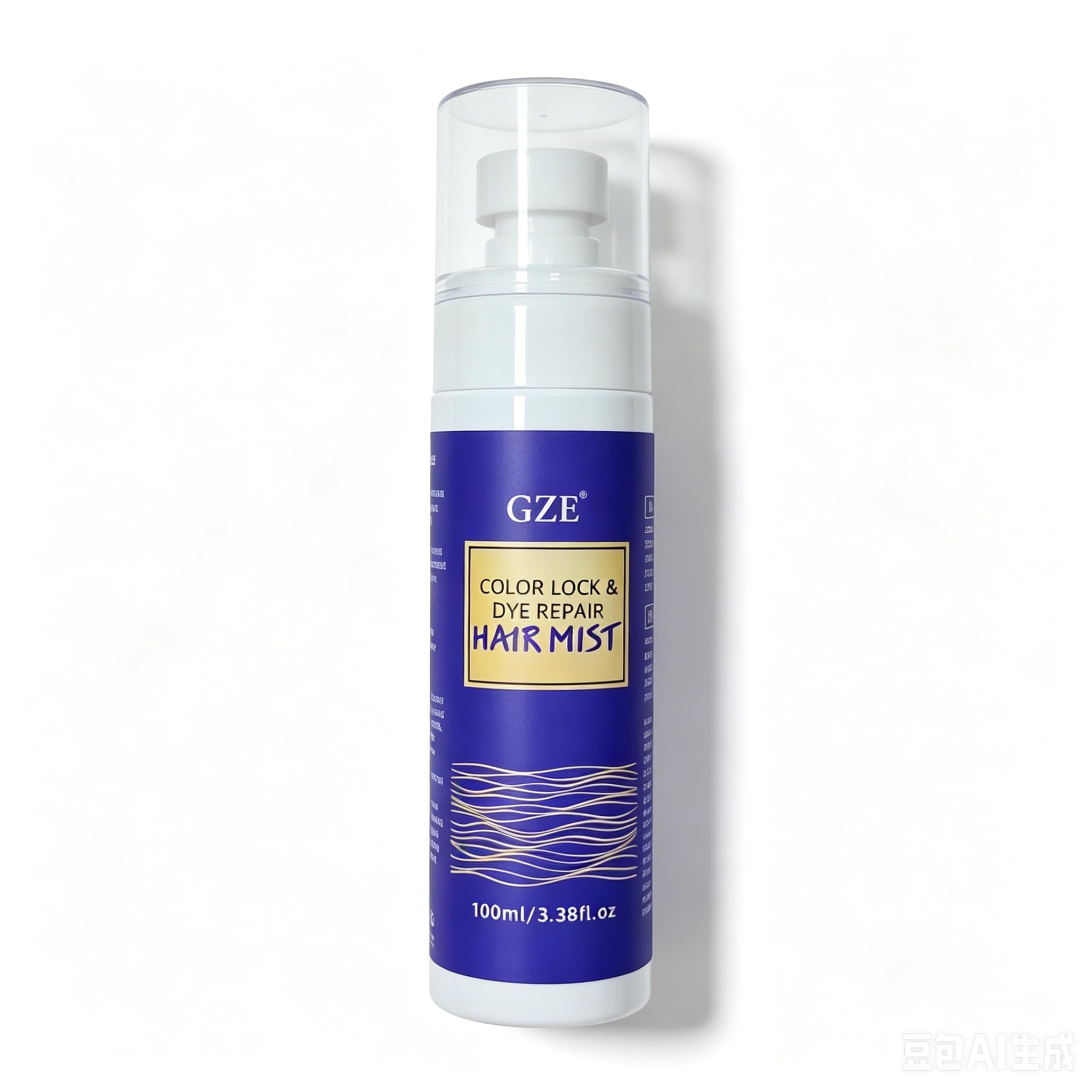 GZE Color Lock & Dye Repair Hair Mist 100ml  AntiFade Color Protect Spray for ColorTreated Hair, Heat Protectant & Damage Rep
