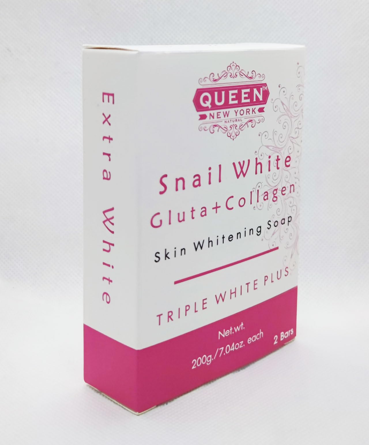 QUEEN SNAIL SECRET | Whip Soap Glutathione Collagen Skin Brightening Soap-Glowing,Radiance Skin, Dark Spots, Rejuvenate, Uneven