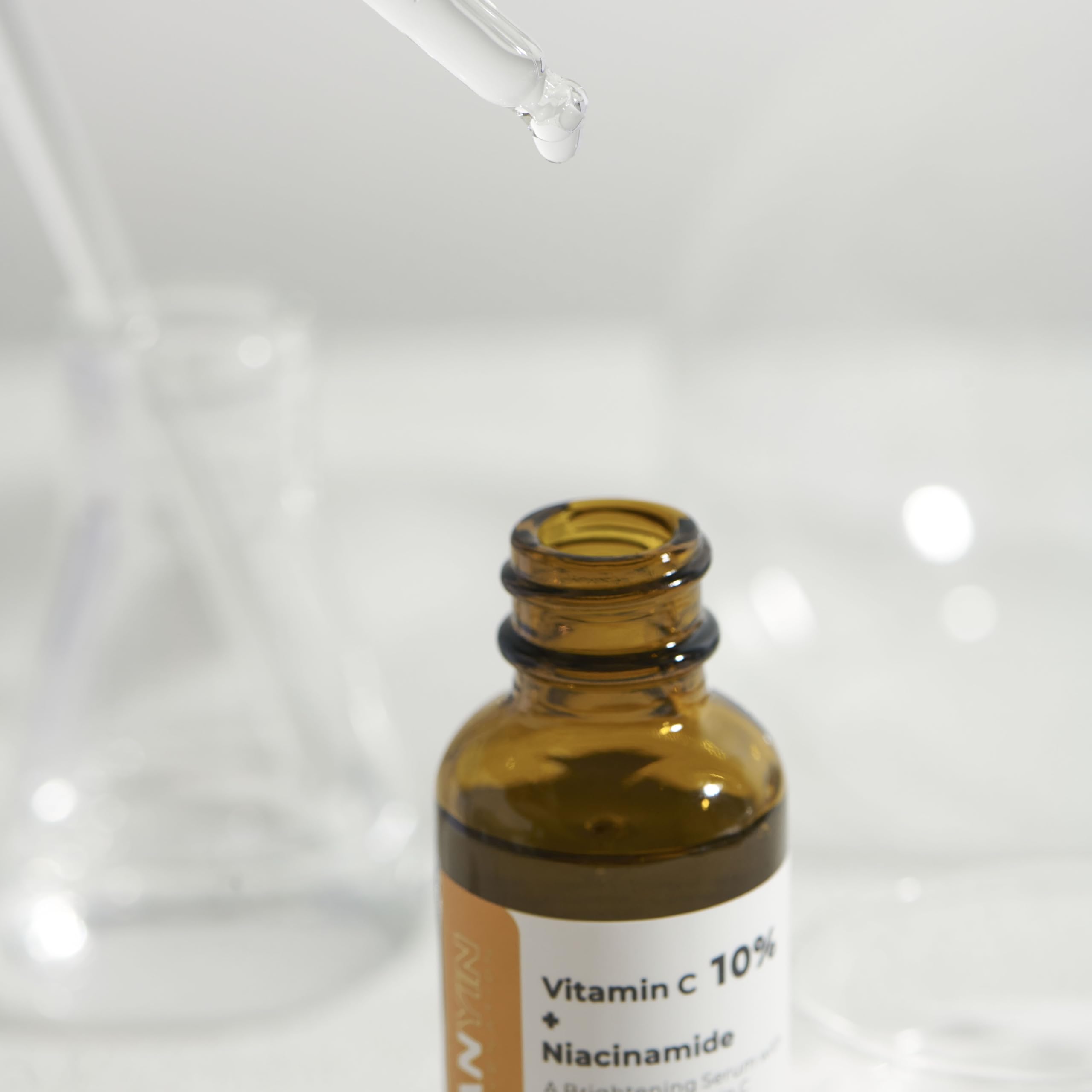 ROLANYIN Vitamin C 10% + Niacinamide Facial Serum Hydration Reducing Fine Lines Wrinkles Skin Firming Anti Aging Formula Boostin