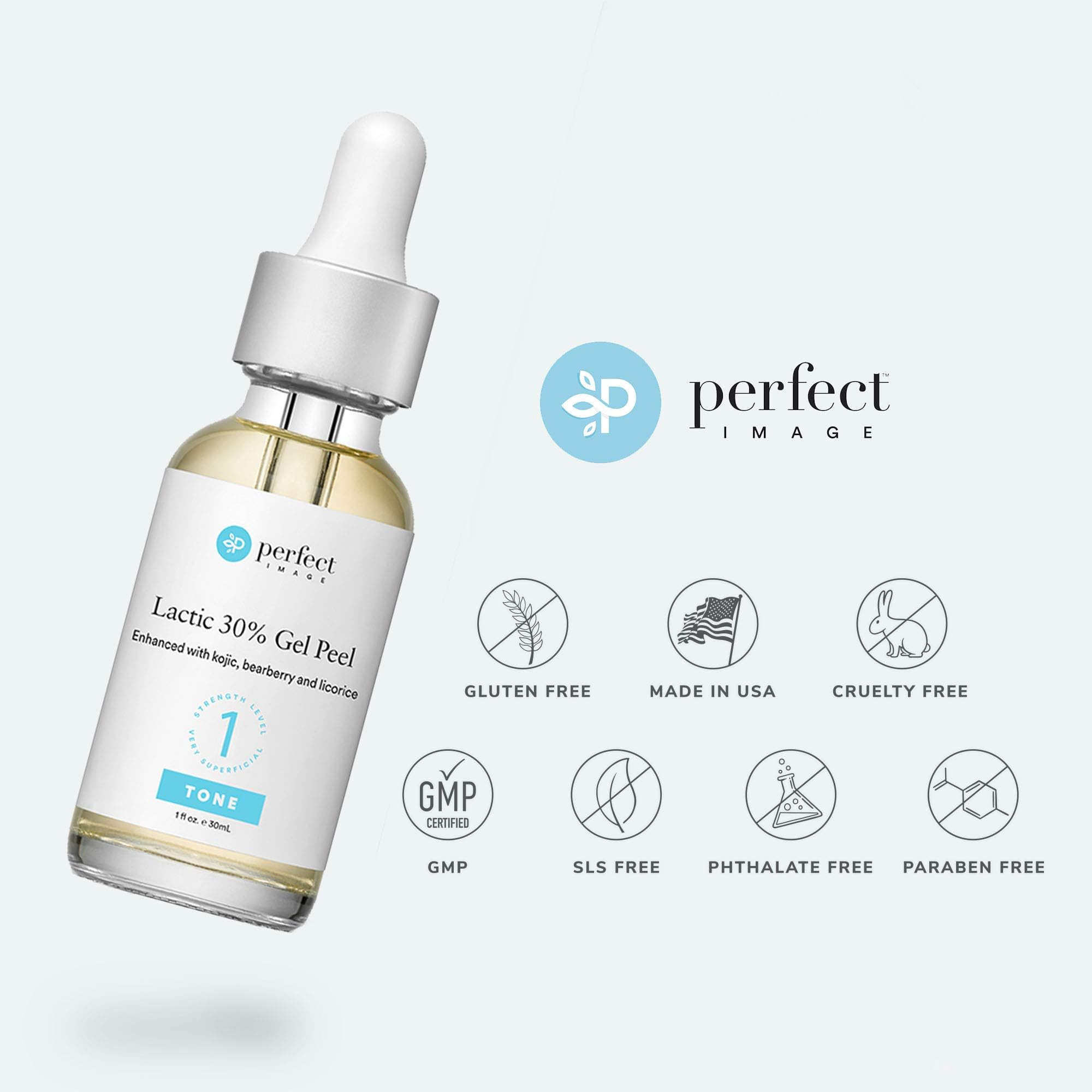 Lactic Gel Peel - Enhanced With Kojic, Bearberry, Licorice, And Botanicals (30% Strength)