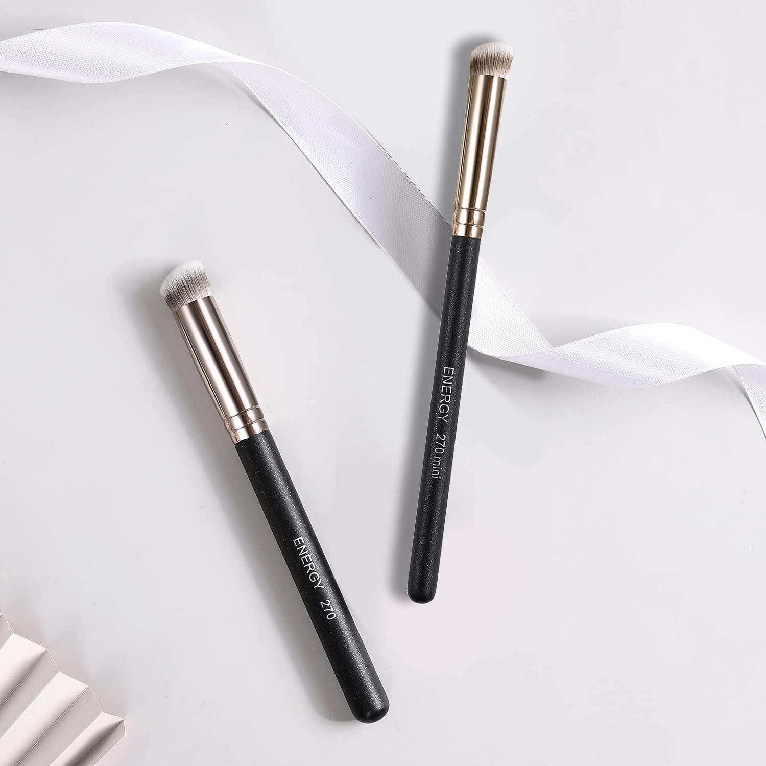 ENERGY Foundation Brushes Set Professional Under Eye Concealer Brushes Perfect For Blending Liquid Cream or Flawless Powder Cosm