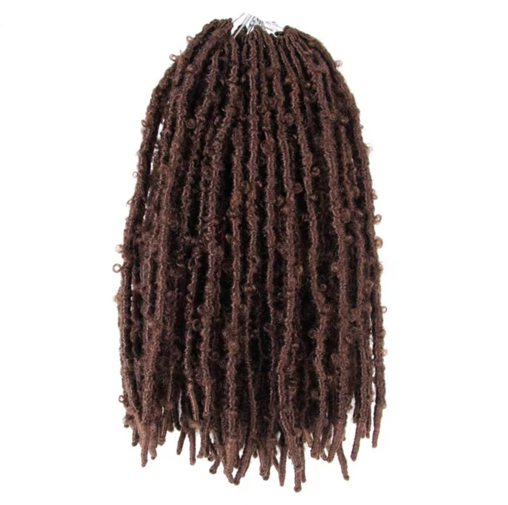 Butterfly Crochet Locs 10 Inch 6 Packs Pre Looped Crochet Butterfly Locs 10 In Short Distressed Butterfly Locs Crochet Hair (10 