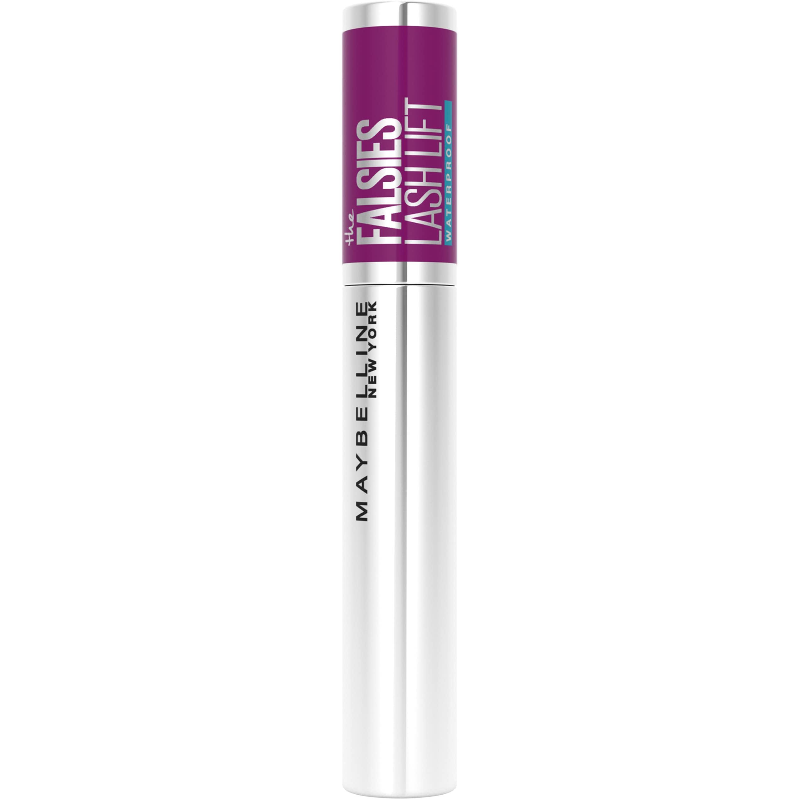 Maybelline The Falsies Lash Lift Waterproof Mascara Volumizing, Lengthening, Lifting, Curling, Multiplying, Eye Makeup, Very Bla