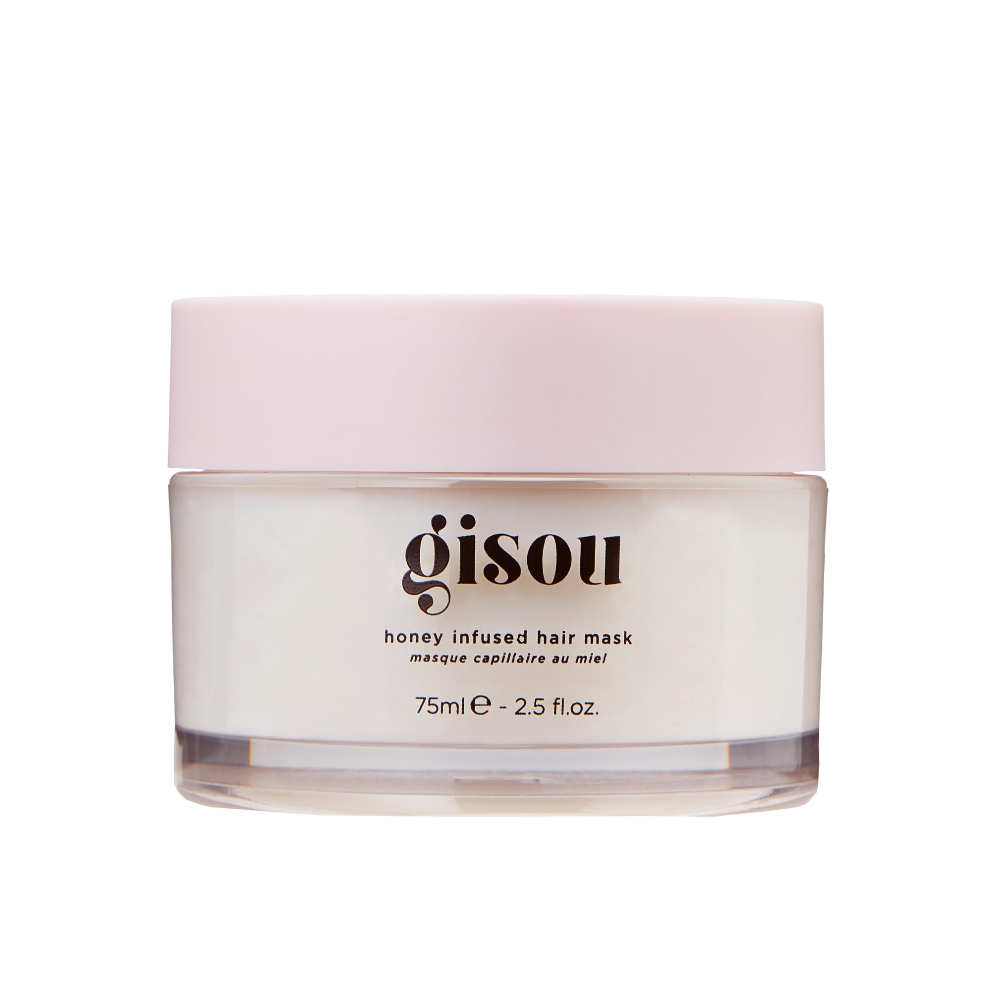 Gisou Honey Infused Hair Mask Travel Size to Hydrate and Repair for Softer, Stronger, More Manageable Hair, Mini TSA-Approved Ma