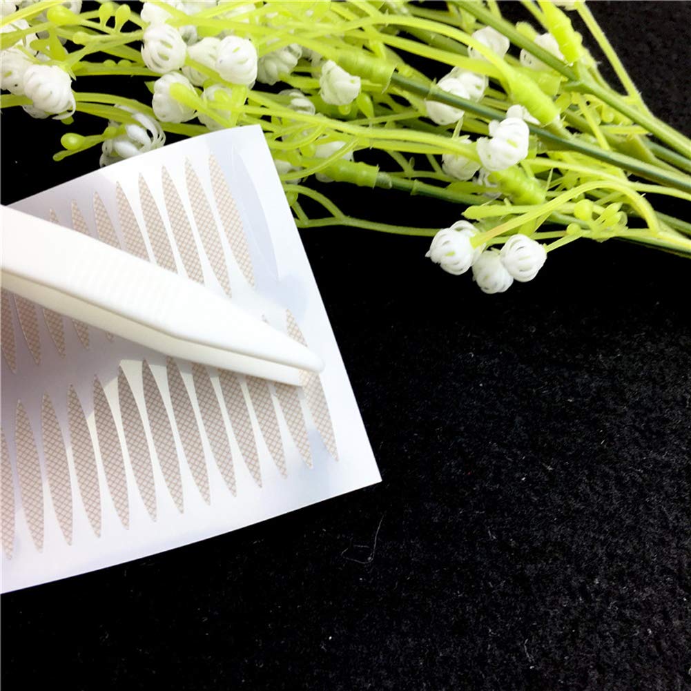 20 Pcs Mini Plastic Tweezers Clips Portable Eyelid Tape Sticker Tweezer Makeup Tool For Contact Lenses Double Eyelid Stickers Fa
