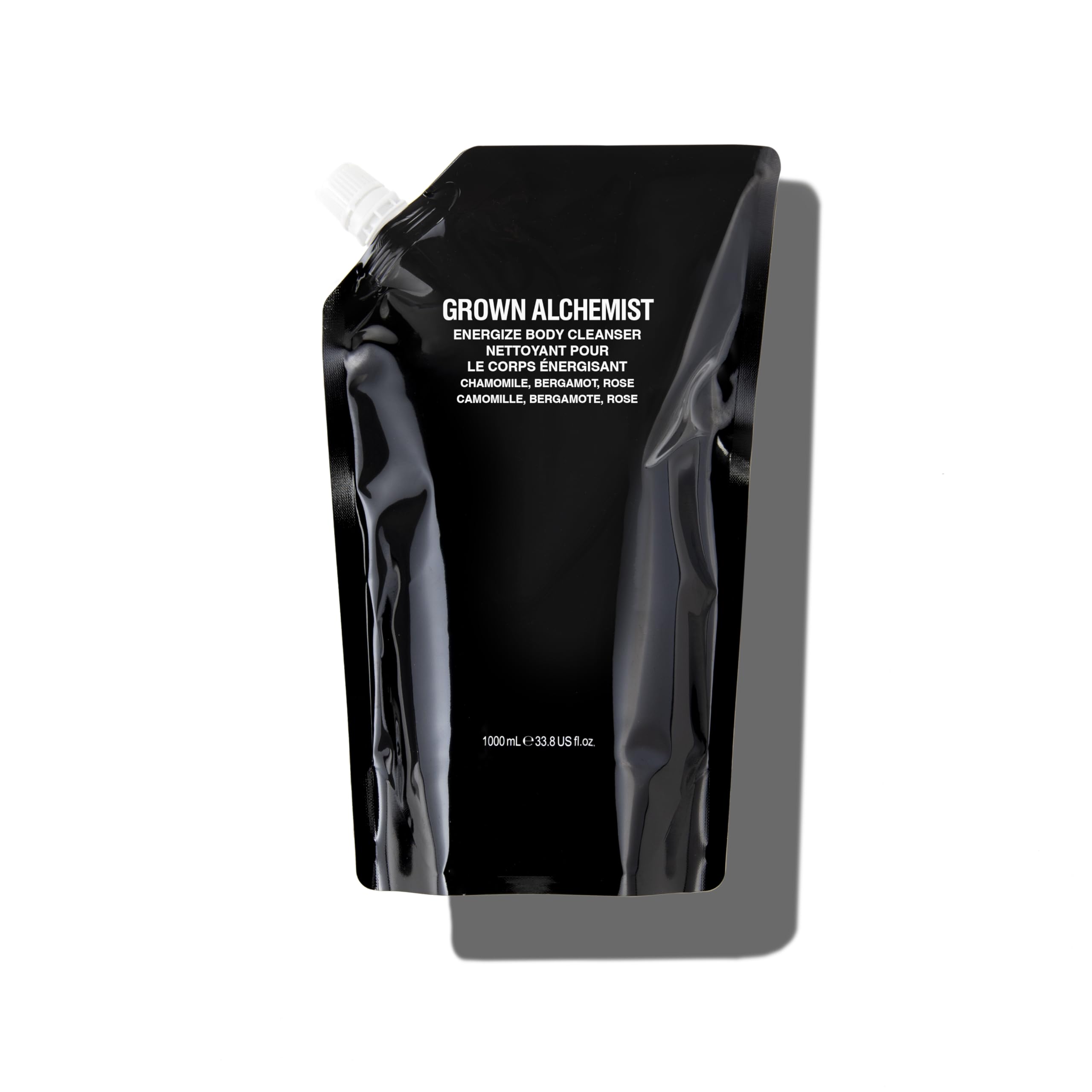 Grown Alchemist Energize Body Cleanser Refill Pouch. Chamomile, Bergamot & Rose Body Cleanser. Gentle Body Wash. Hydrates & Clea