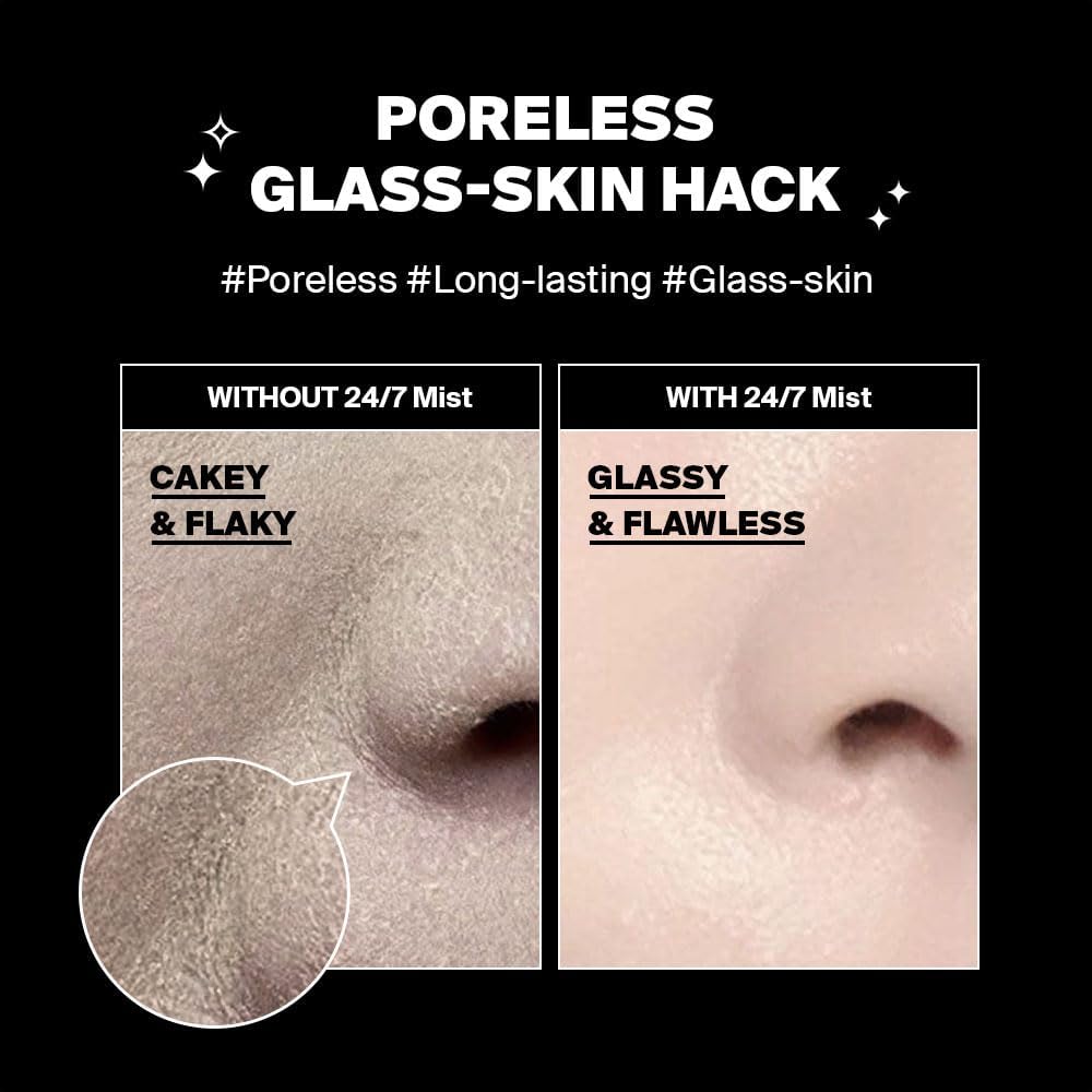 PURCELL 24/7 Colostrum Ampoule Mist - Glass skin with Long Hydration, Poreless Smooth Skin, Before & After Makeup, Hyaluronic Ac