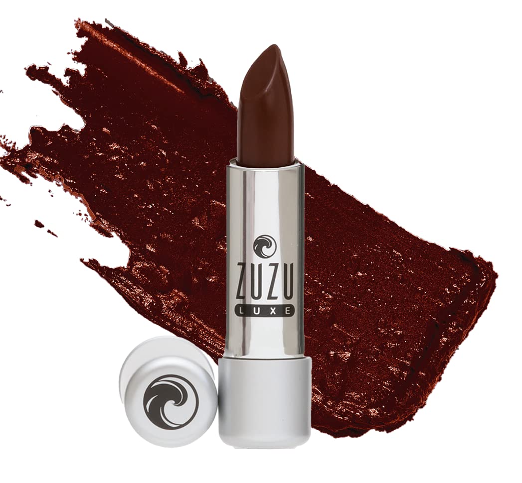 Zuzu Luxe Lip Color Lipstick (Chocolate Cherry - Reddish Brown/Cool Crme), Natural Ultra-Hydrating Lipstick, Paraben Free, Vegan