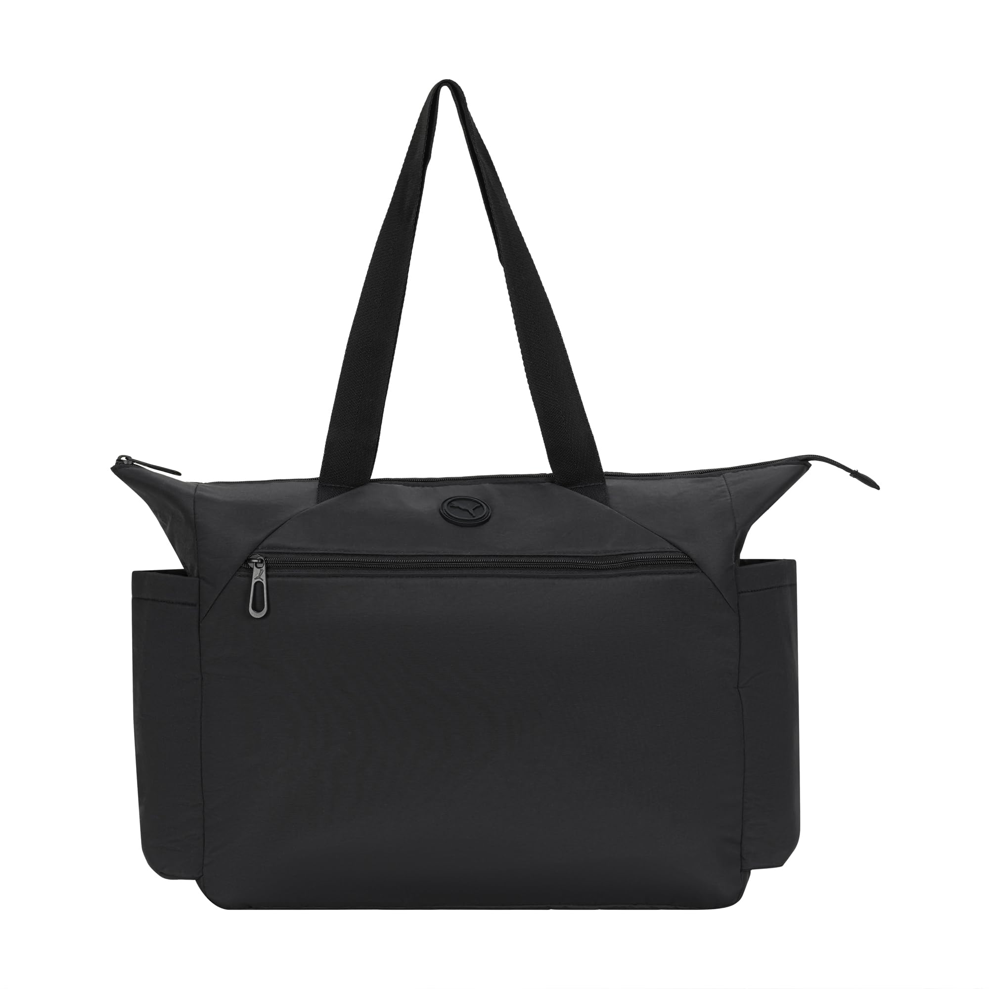 Puma Transit Tote Bag, Durable Nylon For Travel Or Daily Use, With Luggage Strap Carry Bag, Black, Einheitsgre