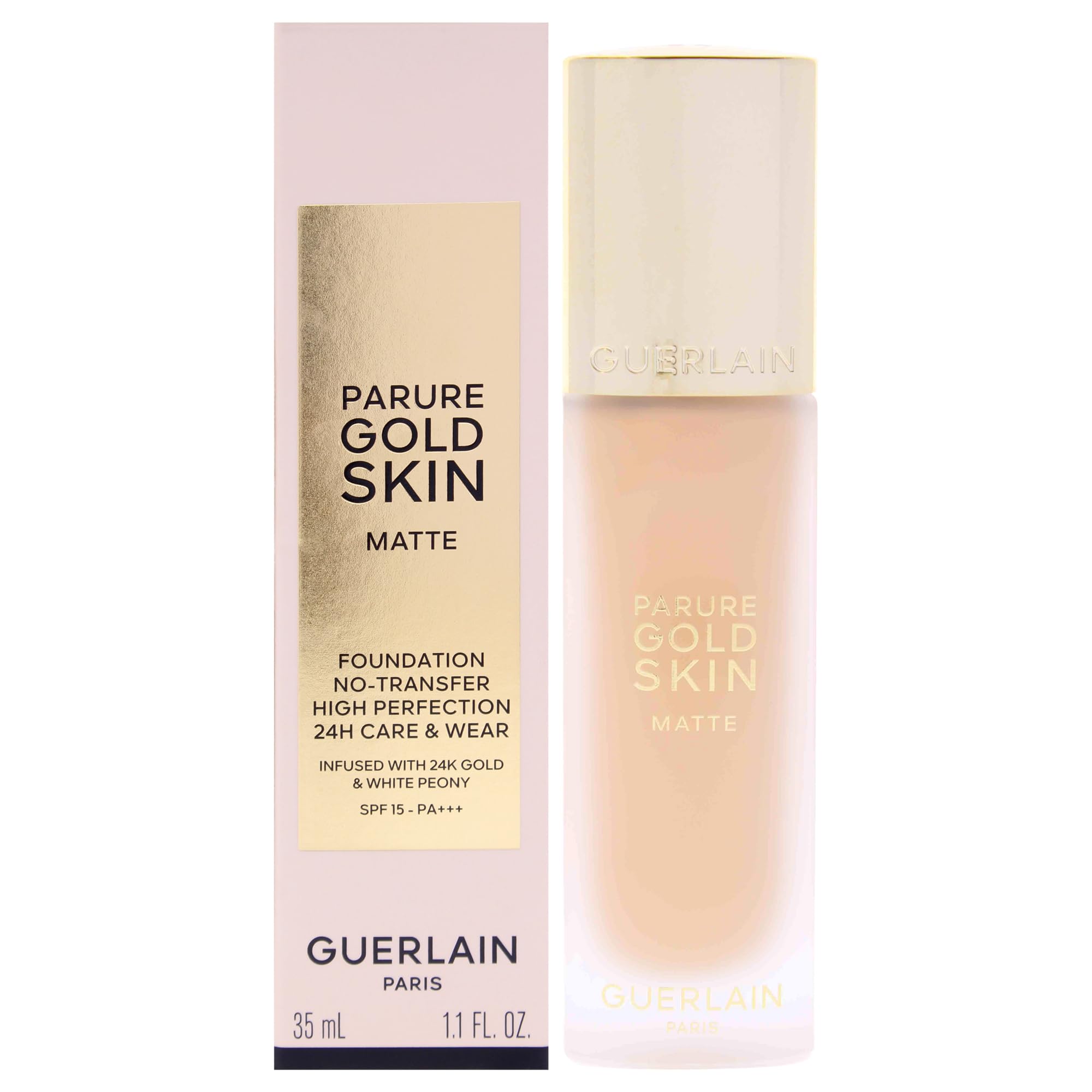 Parure Gold Skin Matte 24H Wear SPF 150N Neutral by Guerlain for Women  1.1 oz Foundation