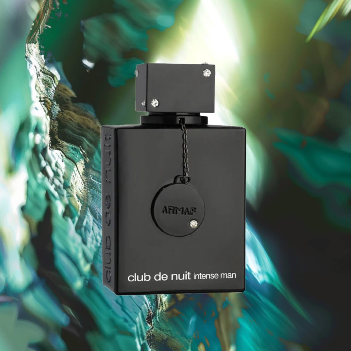 Armaf Club De Nuit Intense Perfume Oil for Men - Bergamot, Rose, Musk, Vanilla - 0.6 Fl Oz