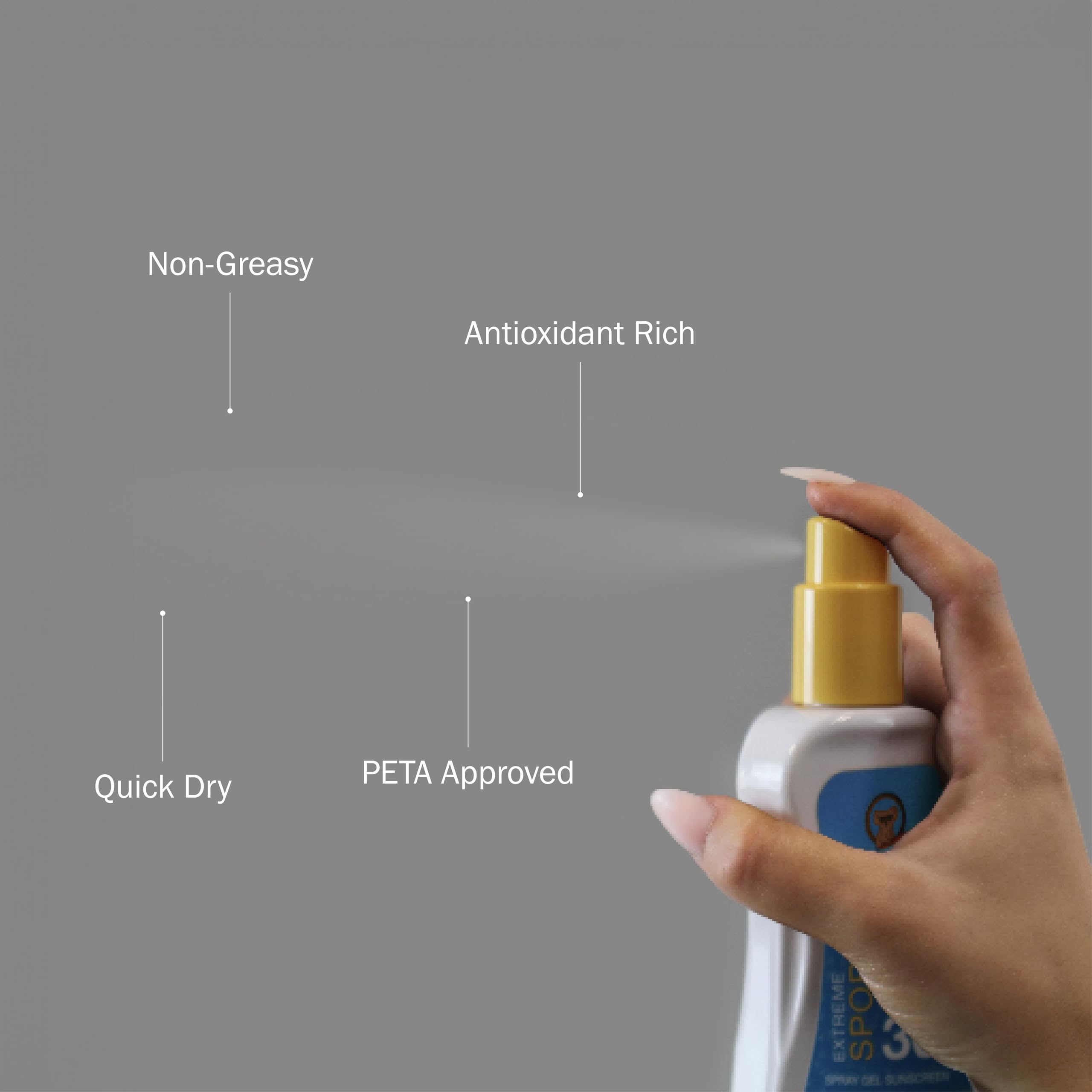 Australian Gold Extreme Sport Spray Gel Sunscreen SPF 30, 8 Ounce | Broad Spectrum | Sweat & Water Resistant | Non-Greasy | Oxyb