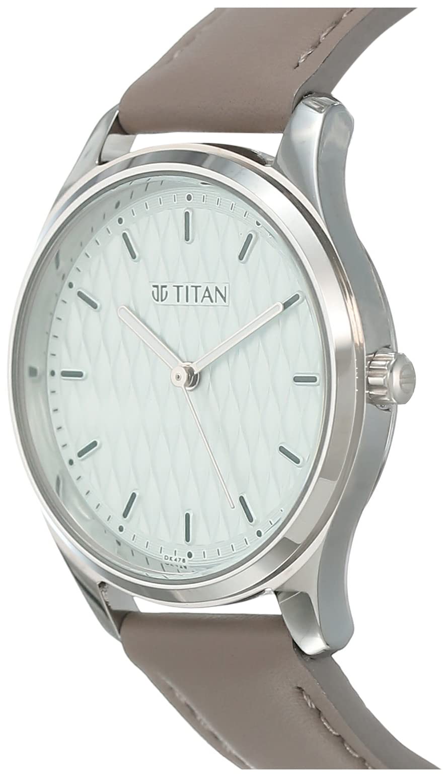 Titan Workwear WomenS Watch Blue Dial, Leather Strap 2639Sl05