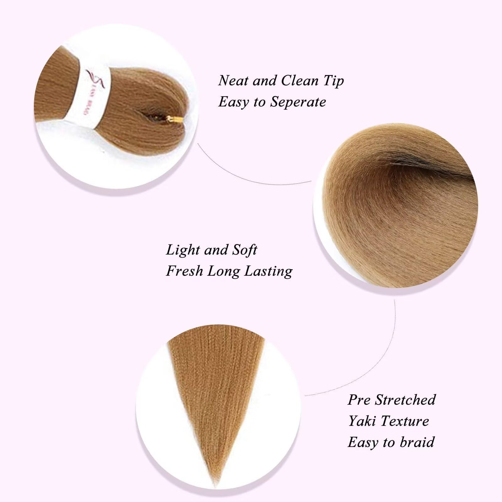 Pre Stretched Honey Blonde Braiding Hair Extensions For Braids 3 Packs 26 Inch Knotless Prestretched 27 Braiding Hair Profession