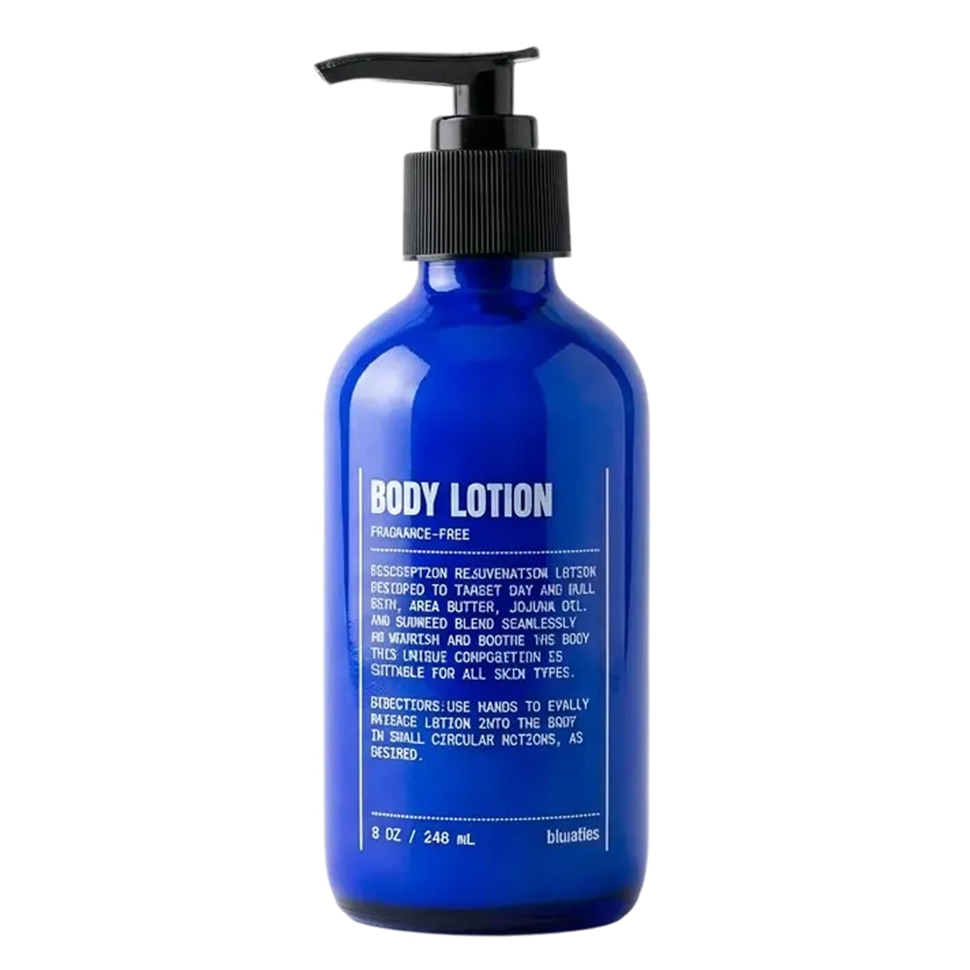Blu Atlas Body Lotion for Men  14 Ingredients, Shea Butter and Squalane, Absorbs Fast With No Grease, For All Skin Types  Frag