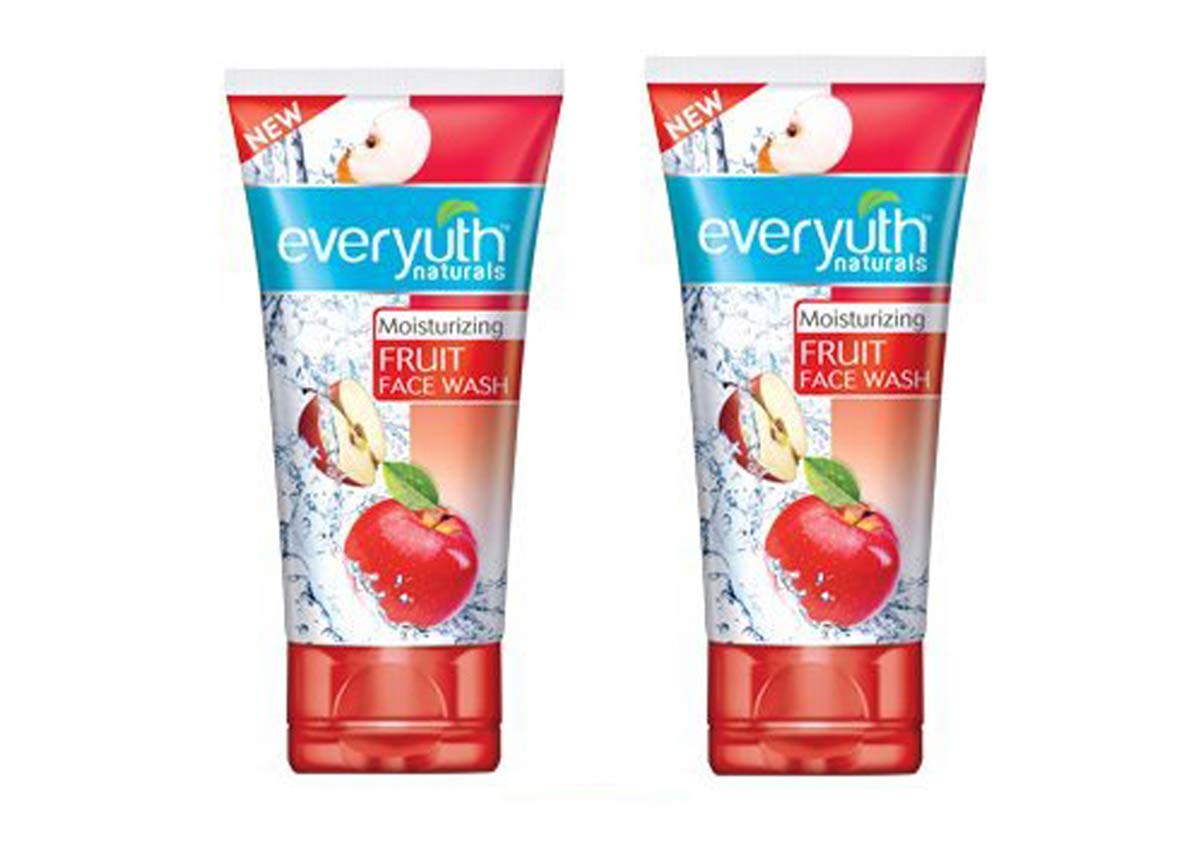 Everyuth Naturals Moisturizing Fruit Face Wash,50 Gm, Pack Of 2