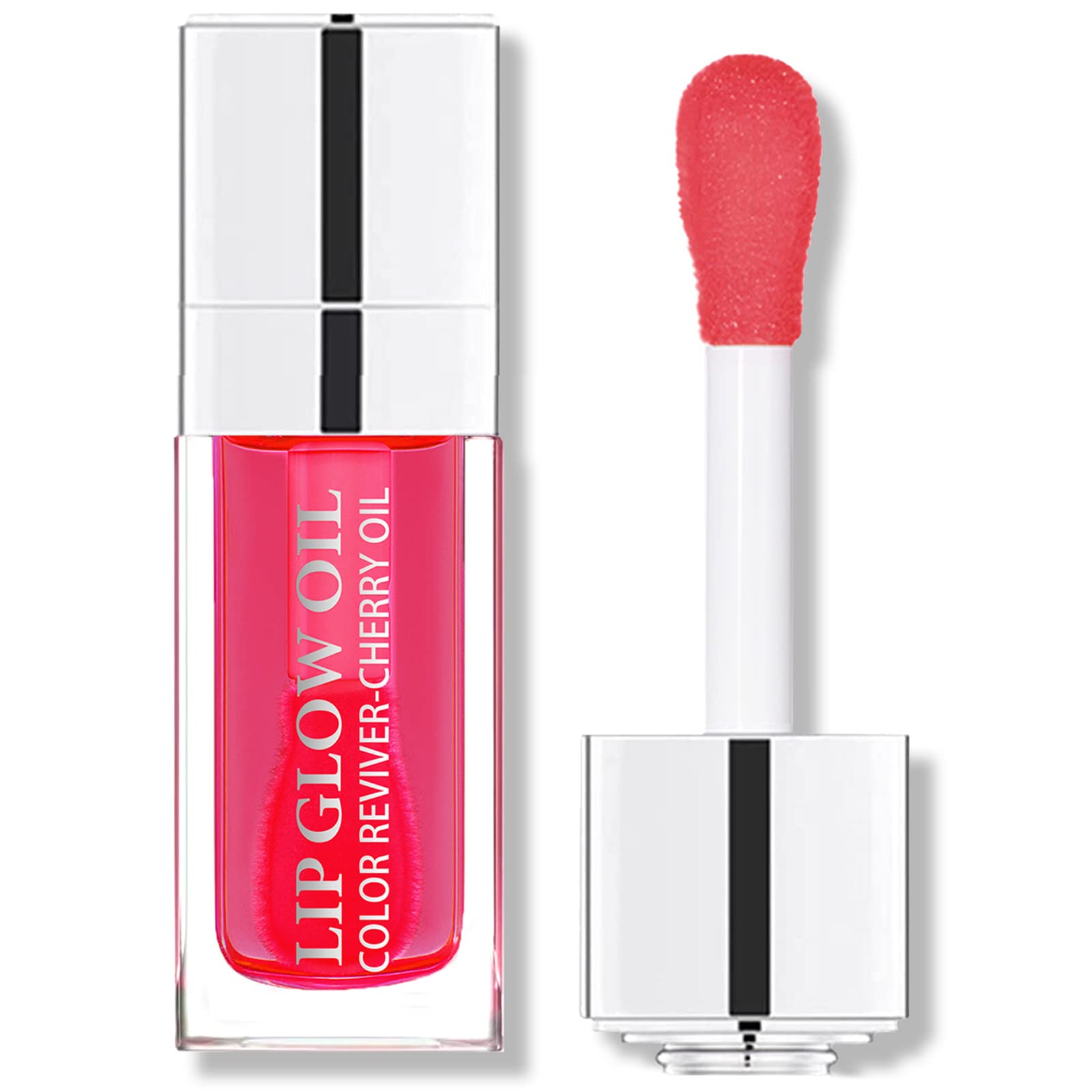 Plumping Lip Oil, Hydrating Lip Gloss Tinted Lip Balm Lip Care Transparent Toot Lip Oil, Non-Sticky Long Lasting Nourishing Lip 