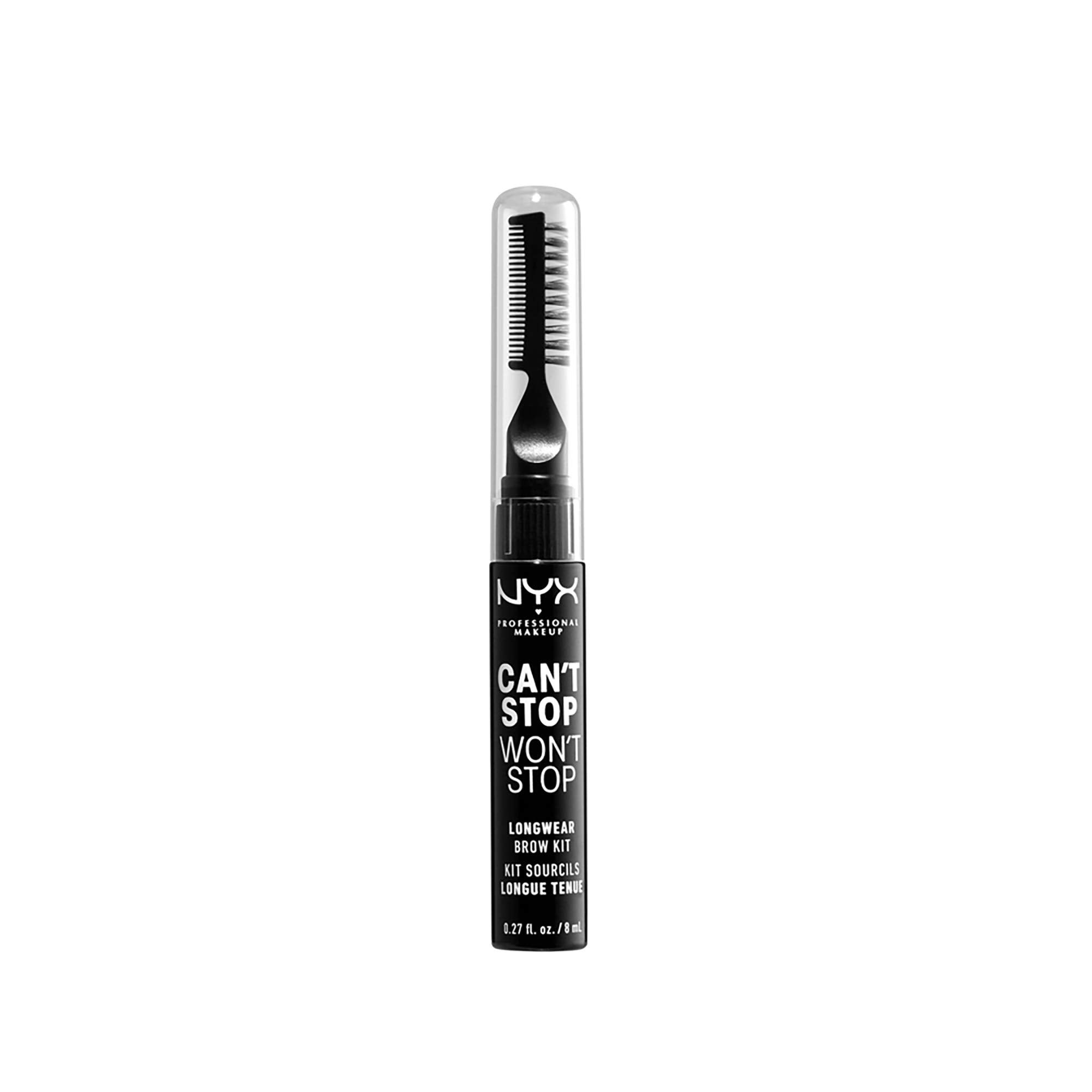NYX PROFESSIONAL MAKEUP Can't Stop Won't Stop Longwear Eyebrow Kit - Black