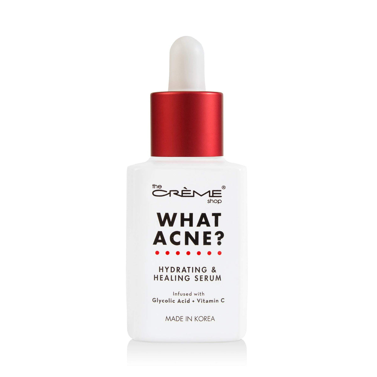 The Crme Shop Korean Skin Care | What Acne? - Hydrating & Healing Vitamin C Serum For Acne Treatment, Dull Skin, Irritation, Res