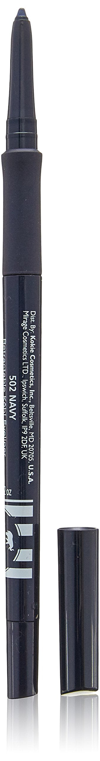 Kokie Cosmetics Retractable Kohl Eyeliner, Navy, 0.012 Ounce