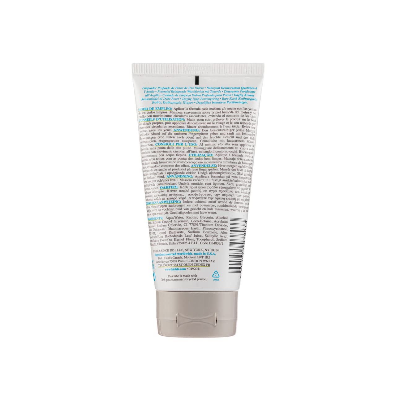 Kiehl'S Rare Earth Deep Pore Daily Cleanser For Unisex, 5 Ounce