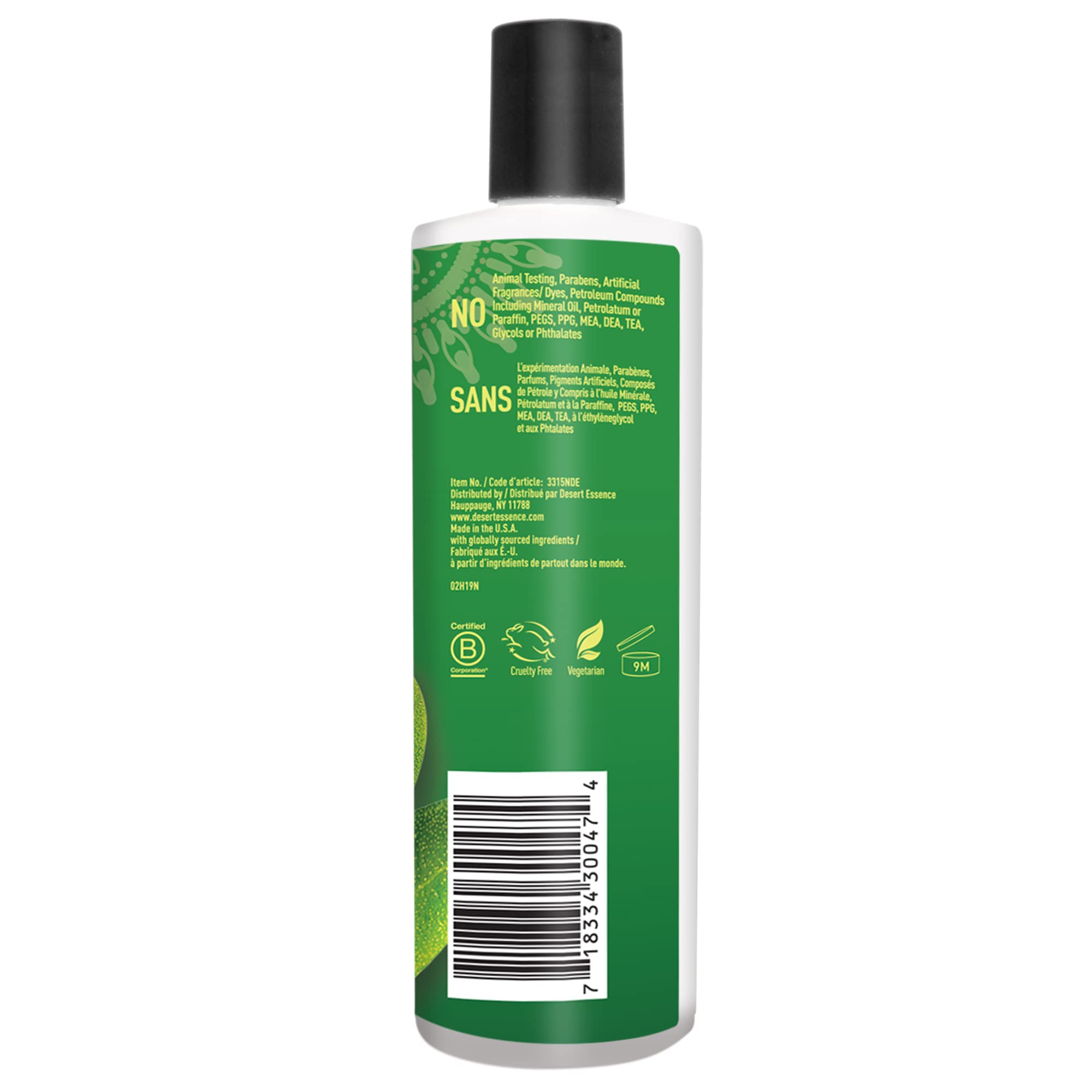 Desert Essence Tea Tree Replenishing Conditioner - 12.7 Fl Ounce - Peppermint & Yucca - Eucalyptus Oil - Vitamin E - Keratin - M