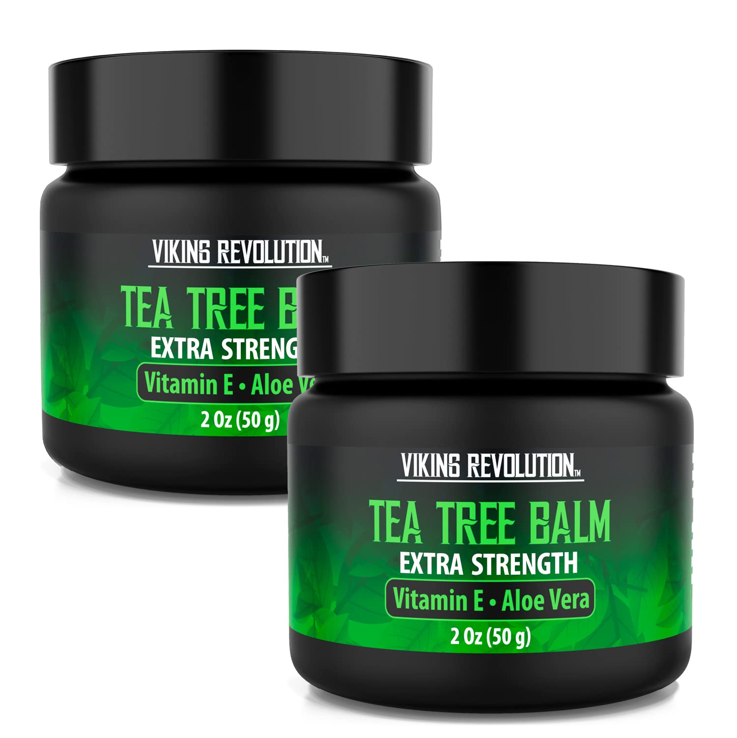 Viking Revolution Tea Tree Oil Cream - Super Balm Athletes Foot Cream - for Eczema, Jock Itch, Ringworm, Nail Treatment - Soothi