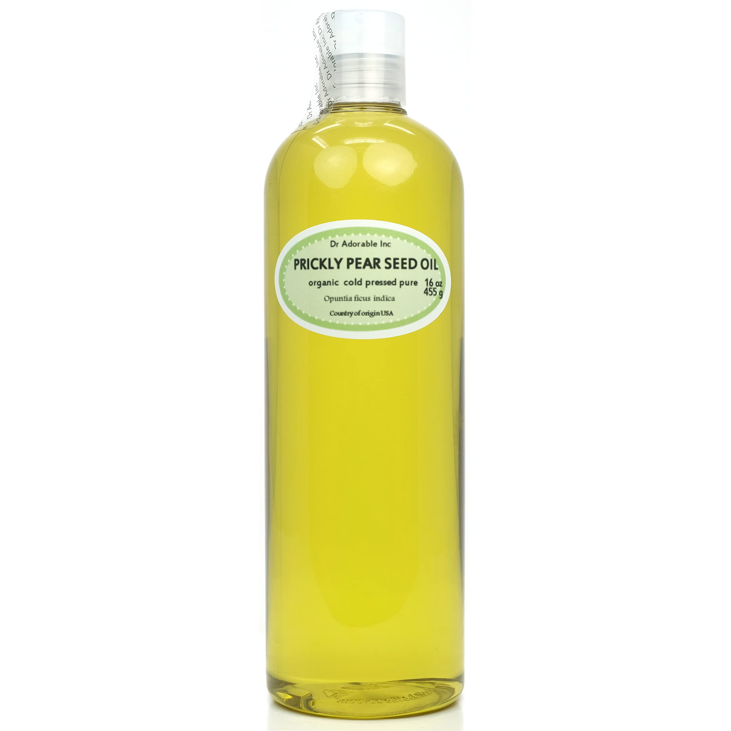 Dr Adorable - 16 oz - Prickly Pear Seed Oil - 100% Pure Natural Organic Cold Pressed
