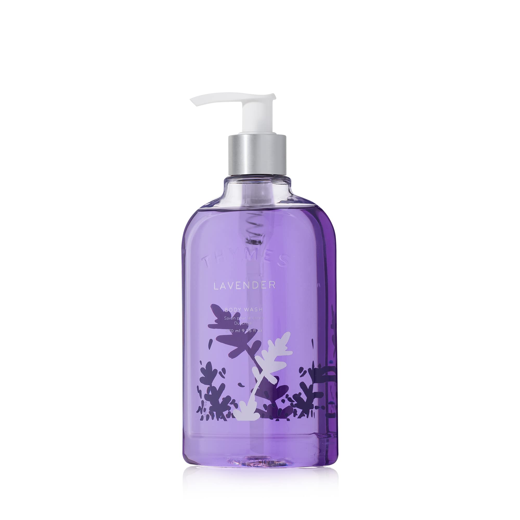 Thymes Body Wash With Pump - Liquid Soap For Bath And Shower - Body Soap - Skin Care - Scented Soap With Notes Of Velvety Lavend