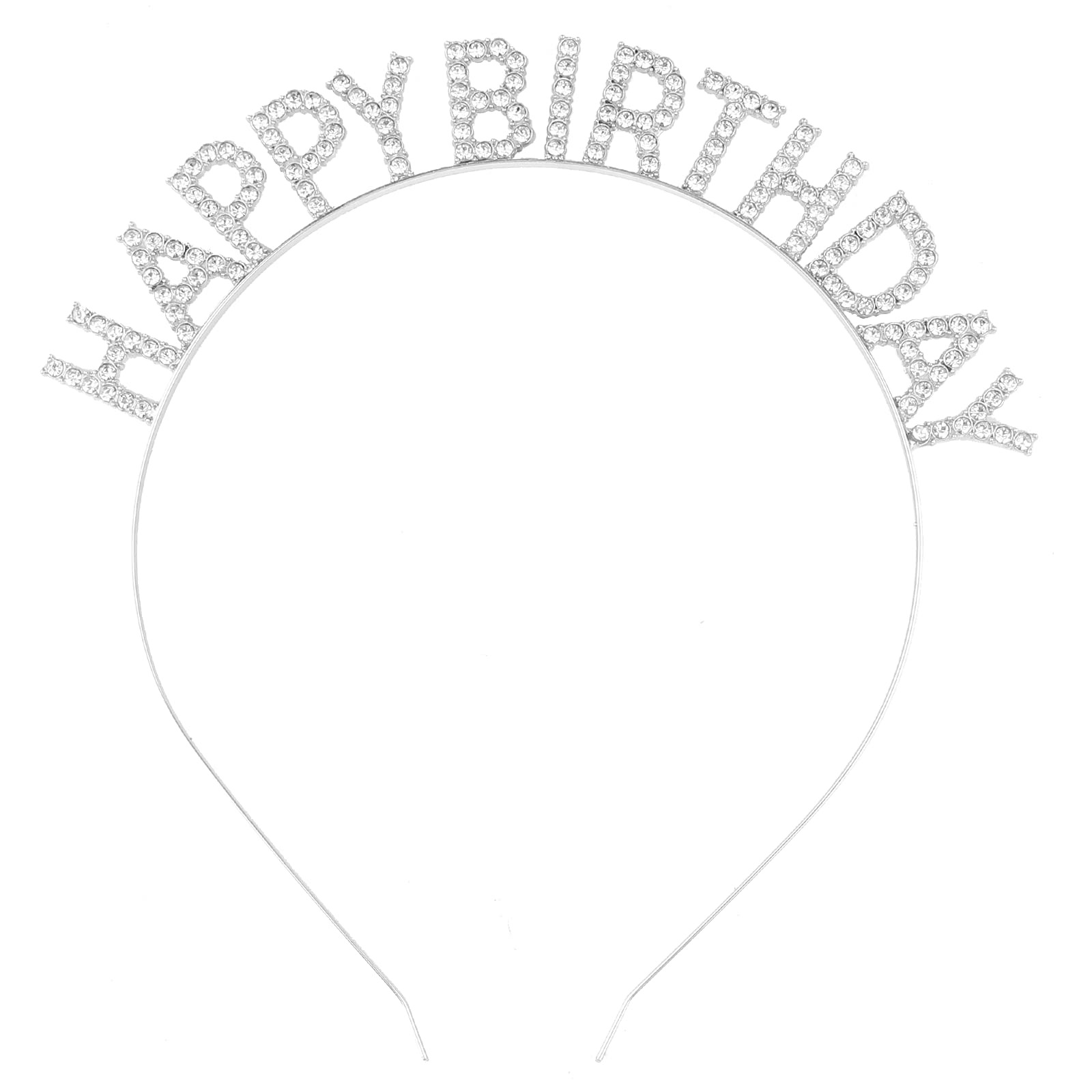 CIEHER Birthday Tiaras,Rhinestone Birthday Tiara,Silver Queen Crown,Birthday Headband,Tiaras and Crowns for Women,Crown for Girl