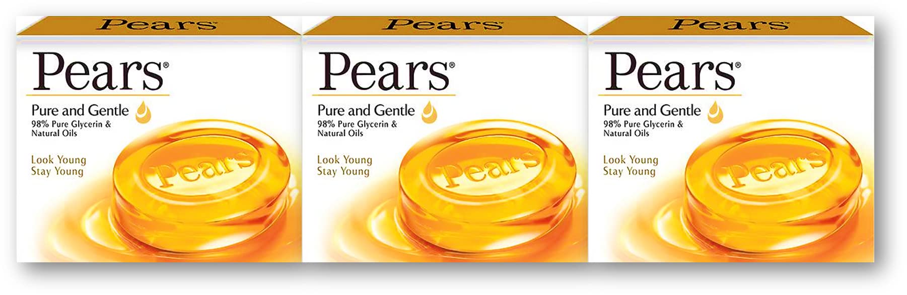 Pears Pure & Gentle Bathing Bar 60 G - Pack Of 3