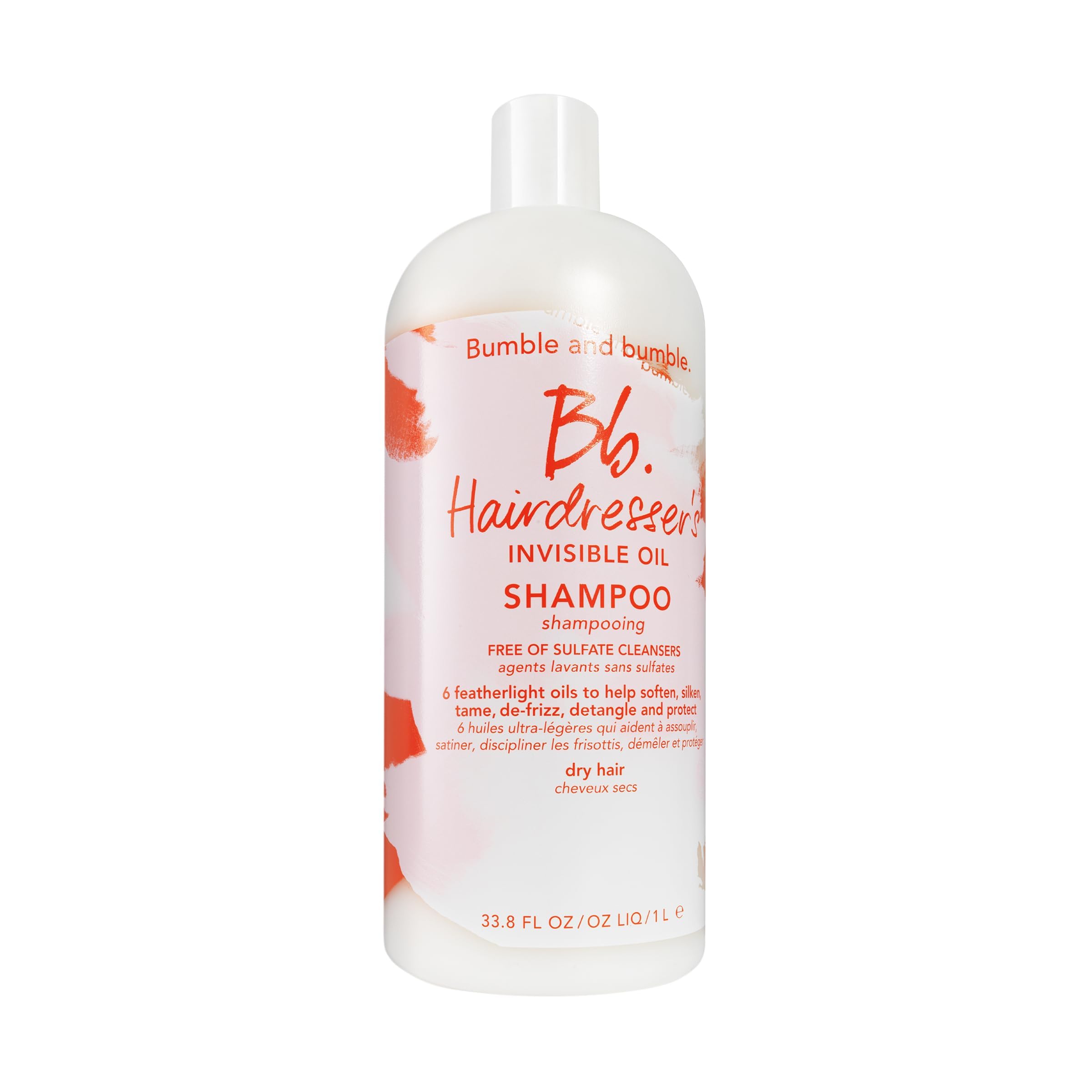 Bumble and bumble. Hairdressers Invisible Oil Hydrating Shampoo, Pump sold separately, 33.8 fl. oz.
