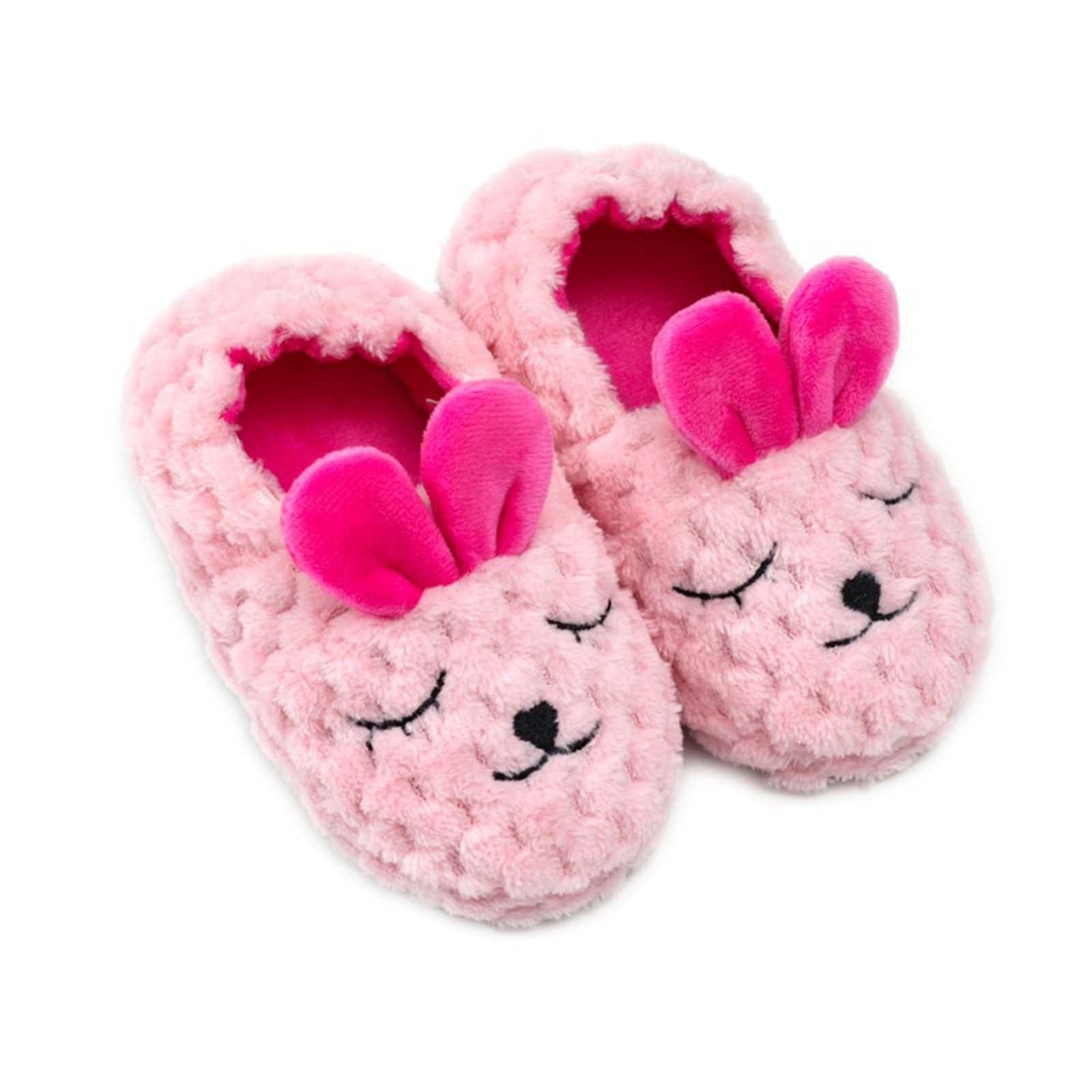 Enakshi Adorable Animal Kid House Slippers Girls Slip On Shoes Warm Winter Soft 14.5Cm|Clothing, Shoes & Accessories | Kids Clo