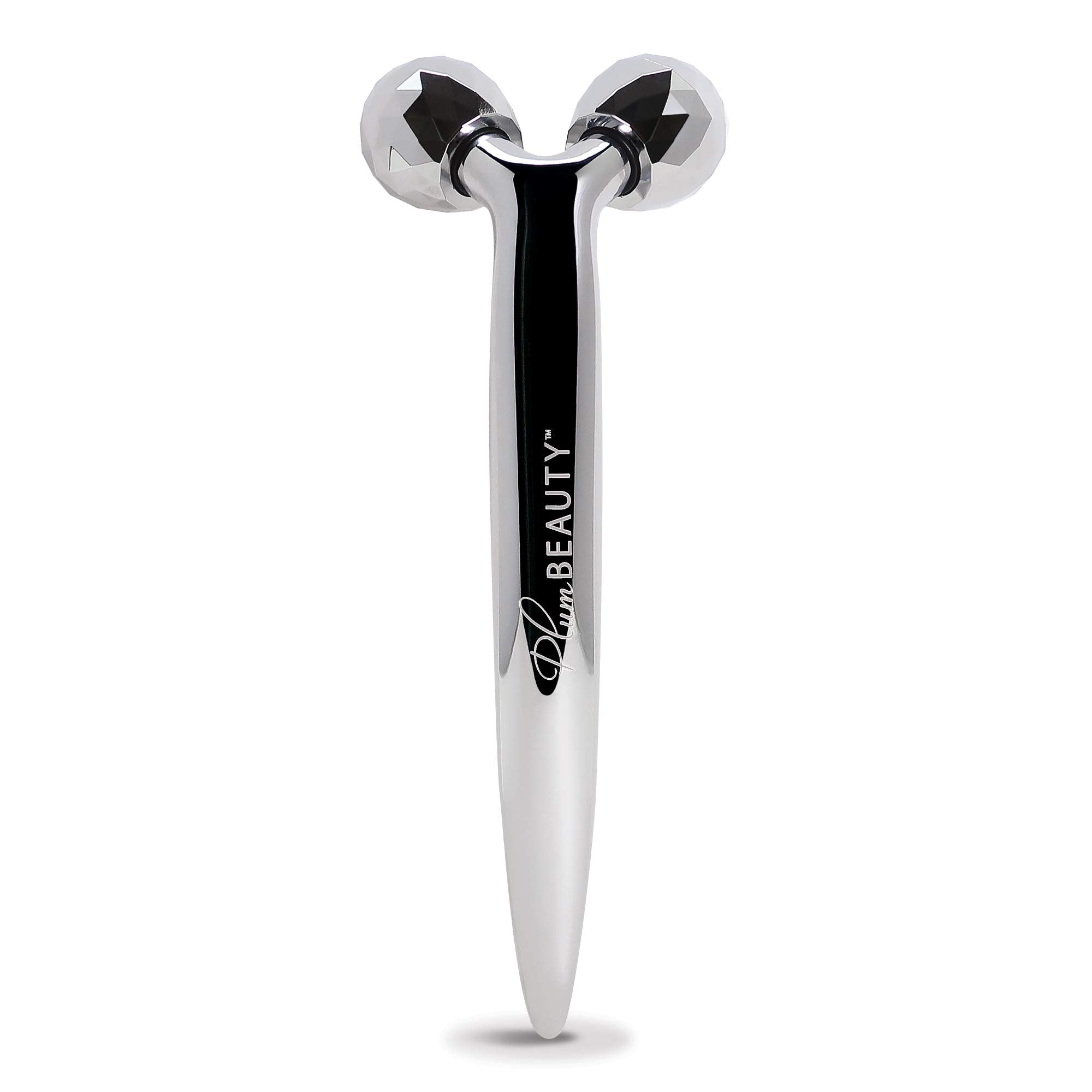 Plum Beauty Contouring Face Roller - Skin Care Face Massager Tightens & Tones Skin Appearance, Improves Complexion, And Reduces