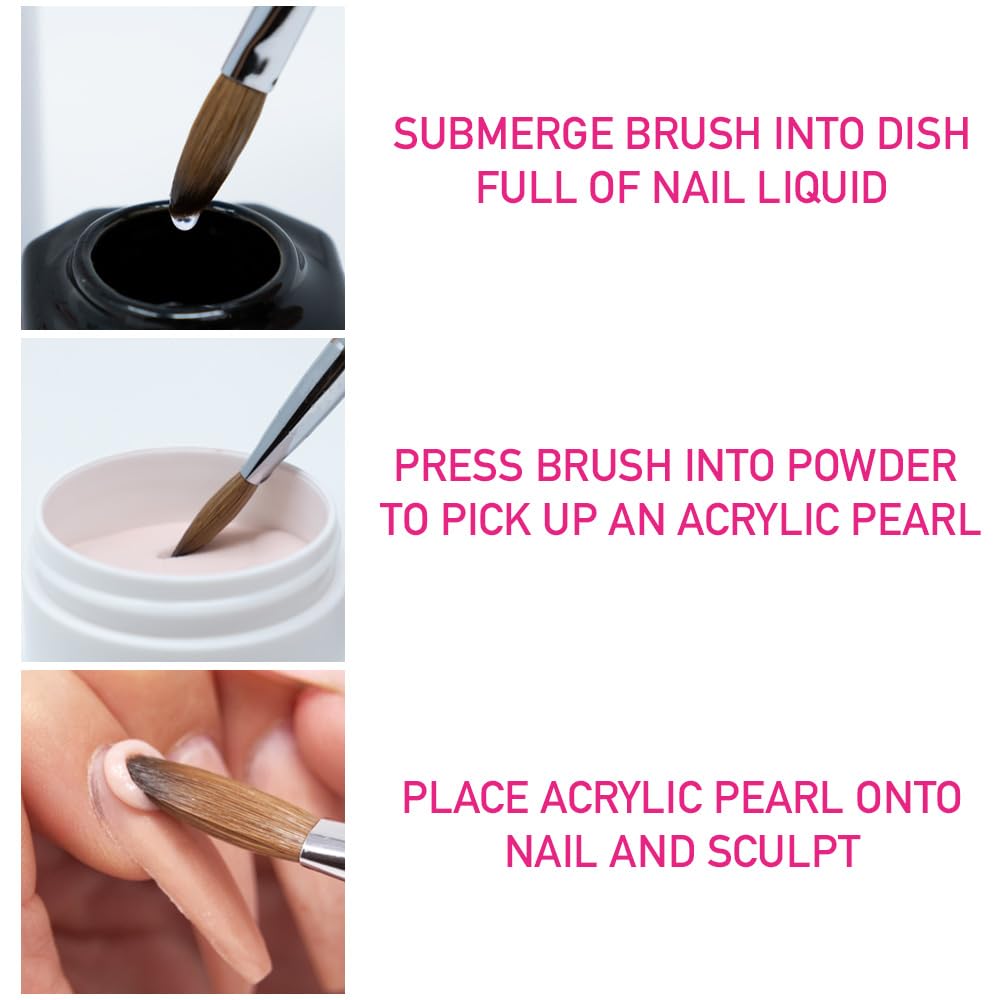 Young Nails Liquid Nail Monomer For Acrylic Nail Powder - Professional Liquid Monomer, Acrylic Nails At Home, Low Odor, Mma Free