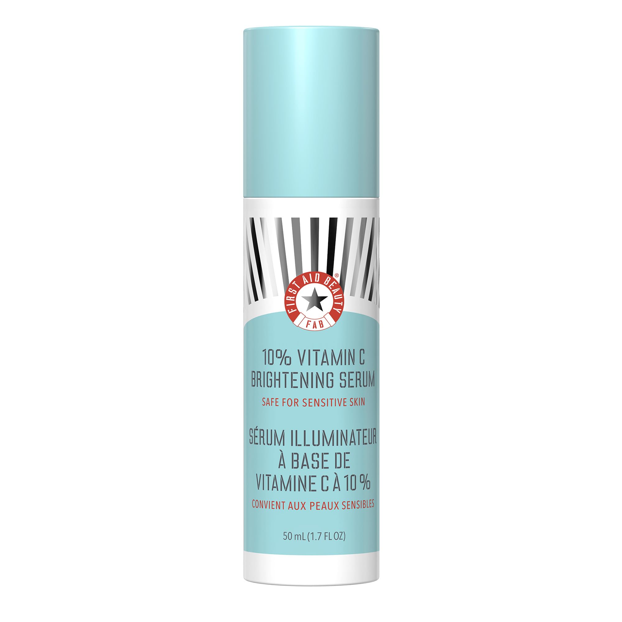 First Aid Beauty - 10% Vitamin C Brightening Serum, Daily Dark Spot Serum with Squalane & Vitamin E, Helps Brighten Without Irri