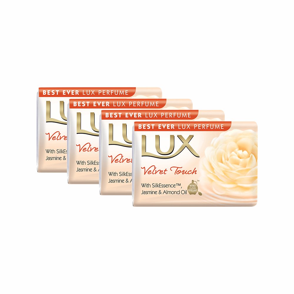Lux Velvet Touch Beauty Bar 53 G (Pack Of 4)