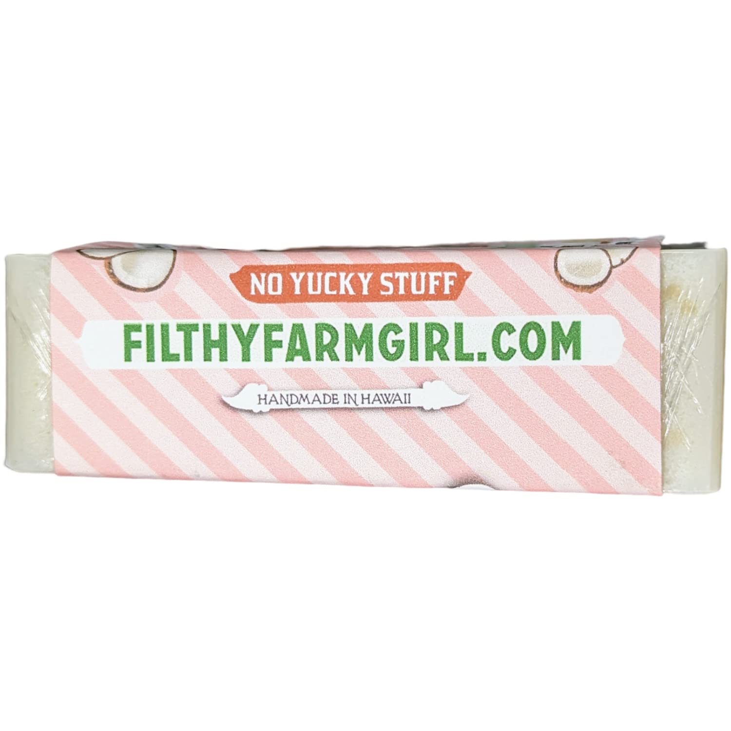 Creamy Coconut Cutie BAR SOAP Safflower Coconut Soy by Filthy Farmgirl