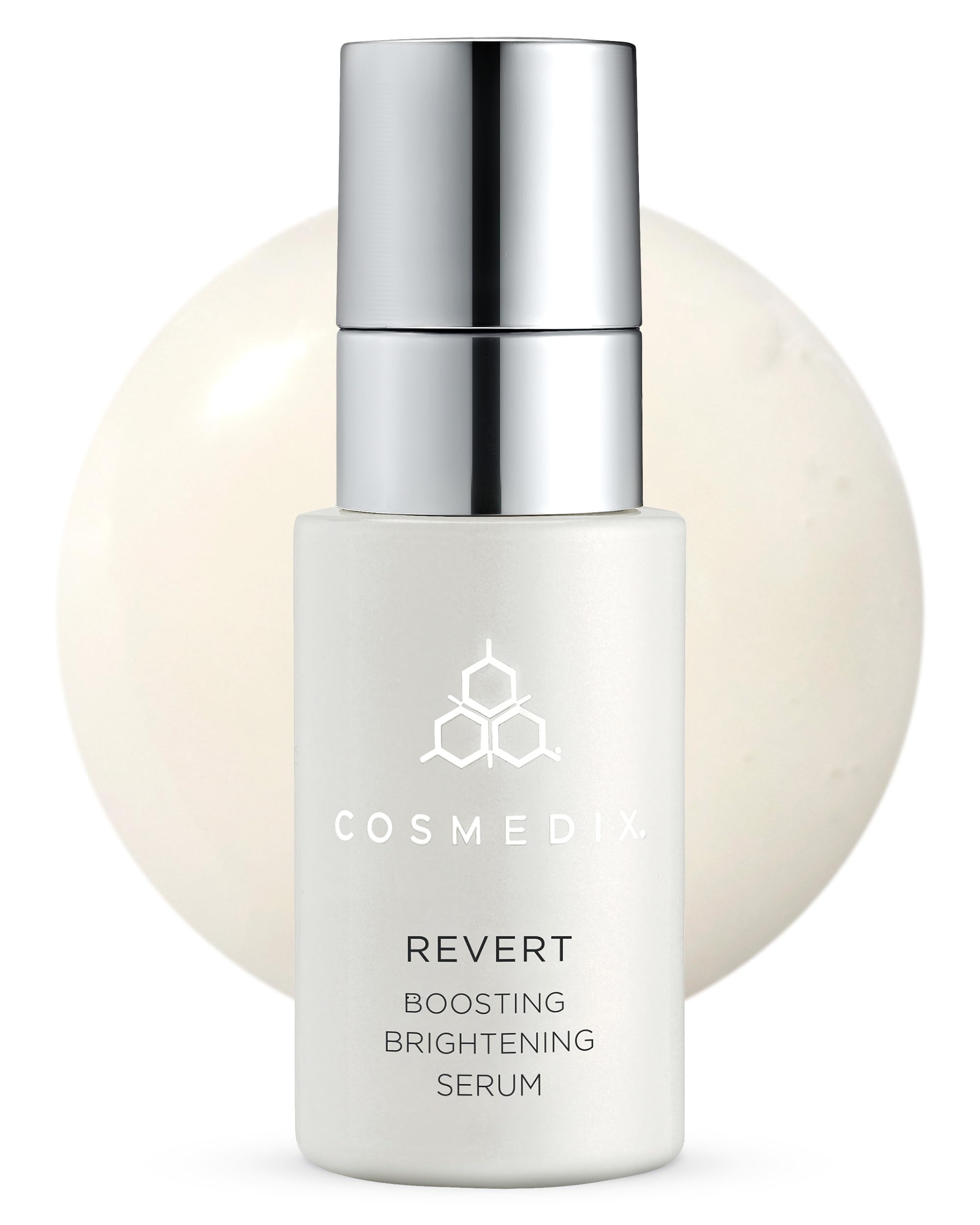 COSMEDIX Revert Boosting Brightening Face Serum - Hydrating Facial Serum for Dark Spots & Uneven Skin Tone - Firming Skincare fo