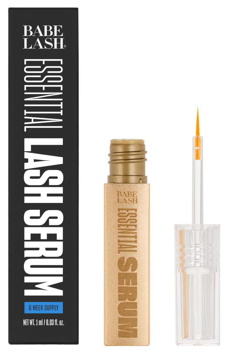 Babe Lash Essential Lash Serum - Fuller & Longer Looking Eyelashes, Lash Enhancing Serum, For Natural Lashes And Lash Extensions